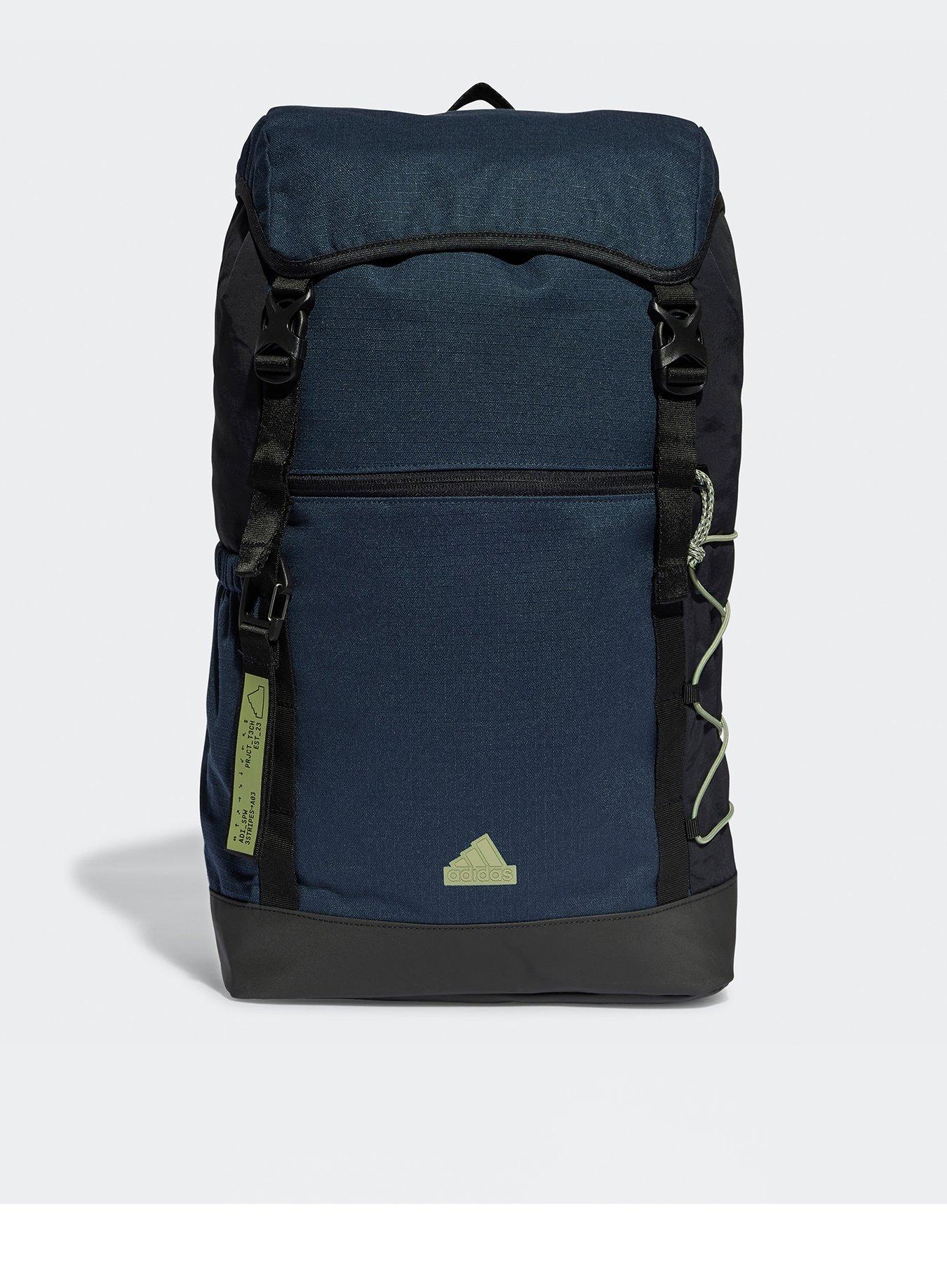 Adidas backpack blue and black online