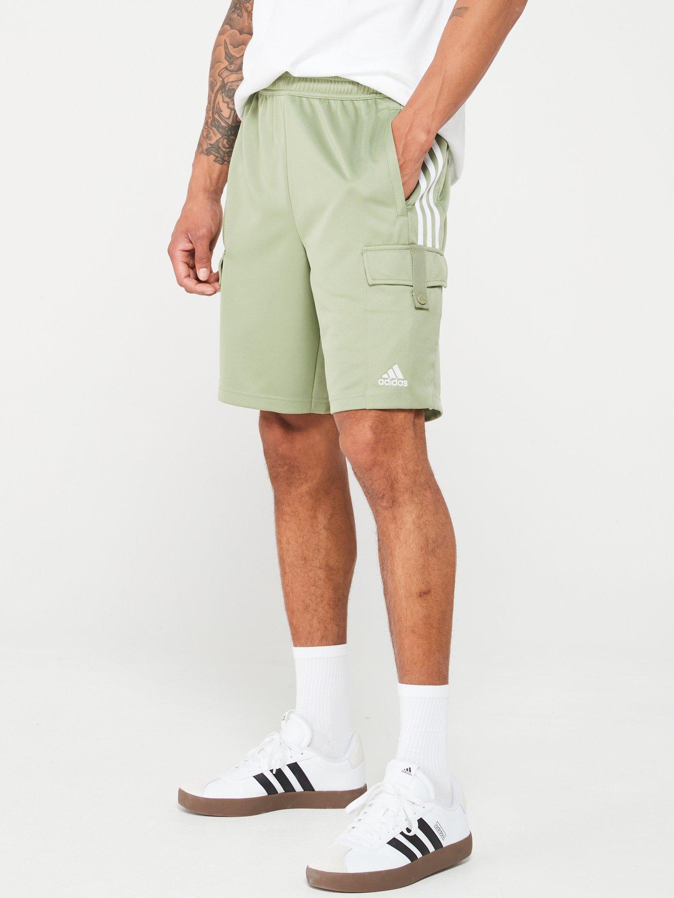 Mens Tiro Cargo Short Green white