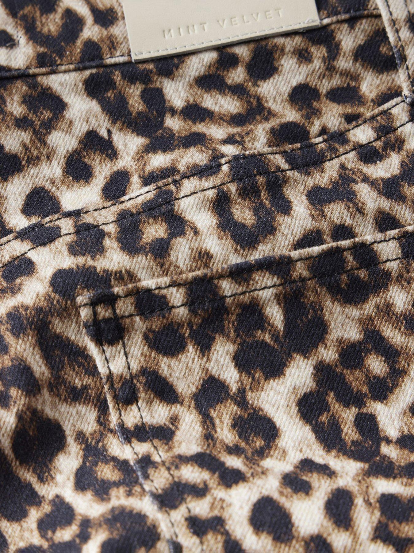 Mint Velvet Leopard Print Slim Jean Very