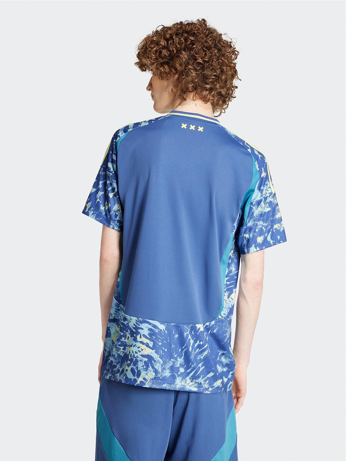 Image 3 of 5 of adidas Ajax Mens 24/25 Away Stadium Replica Shirt- Blue