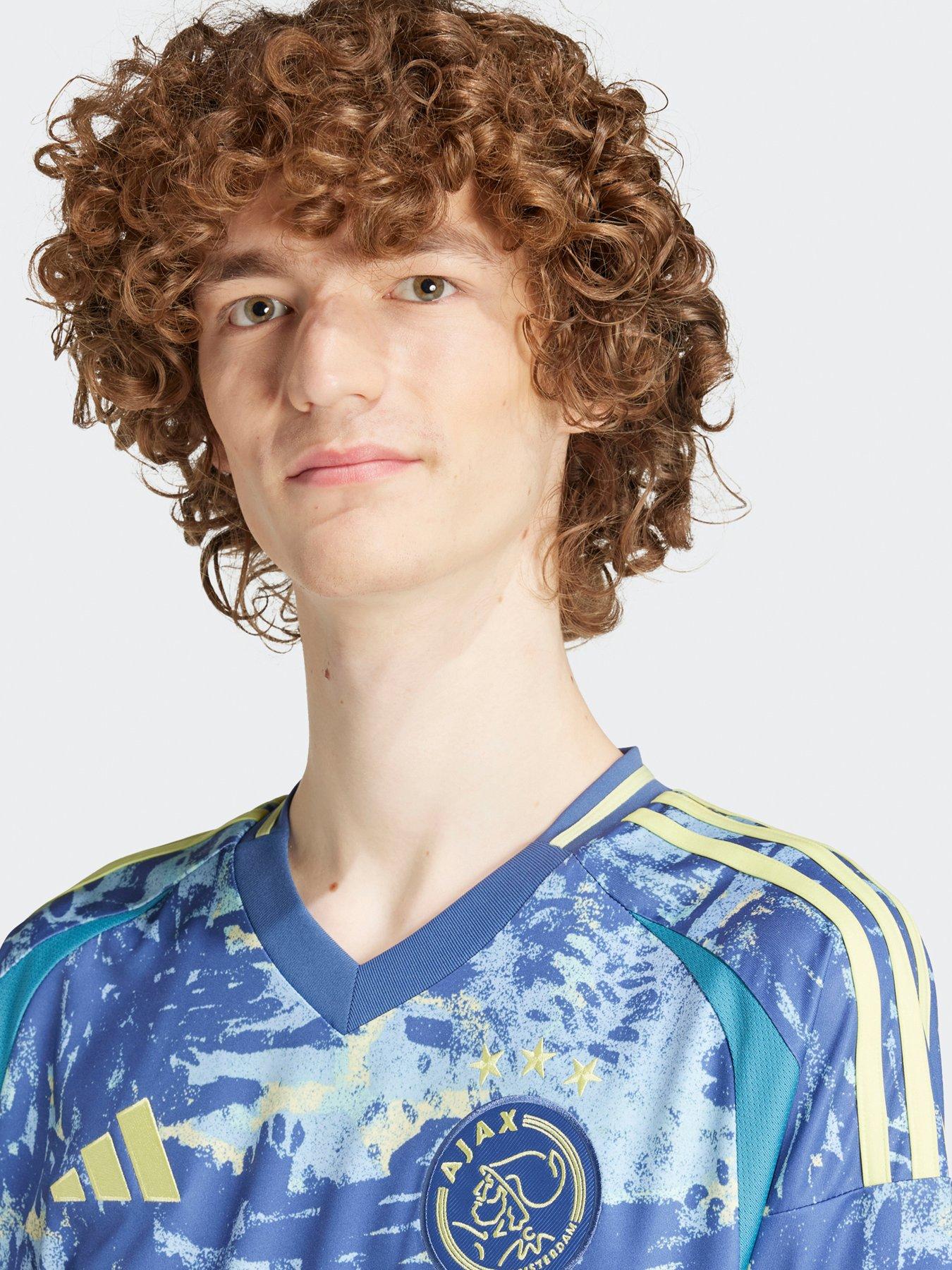 Image 5 of 5 of adidas Ajax Mens 24/25 Away Stadium Replica Shirt- Blue