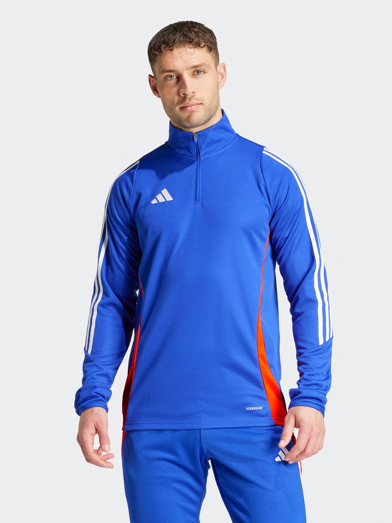 Image 1 of 5 of adidas Mens Tiro 24 Training Track Top -white/blue
