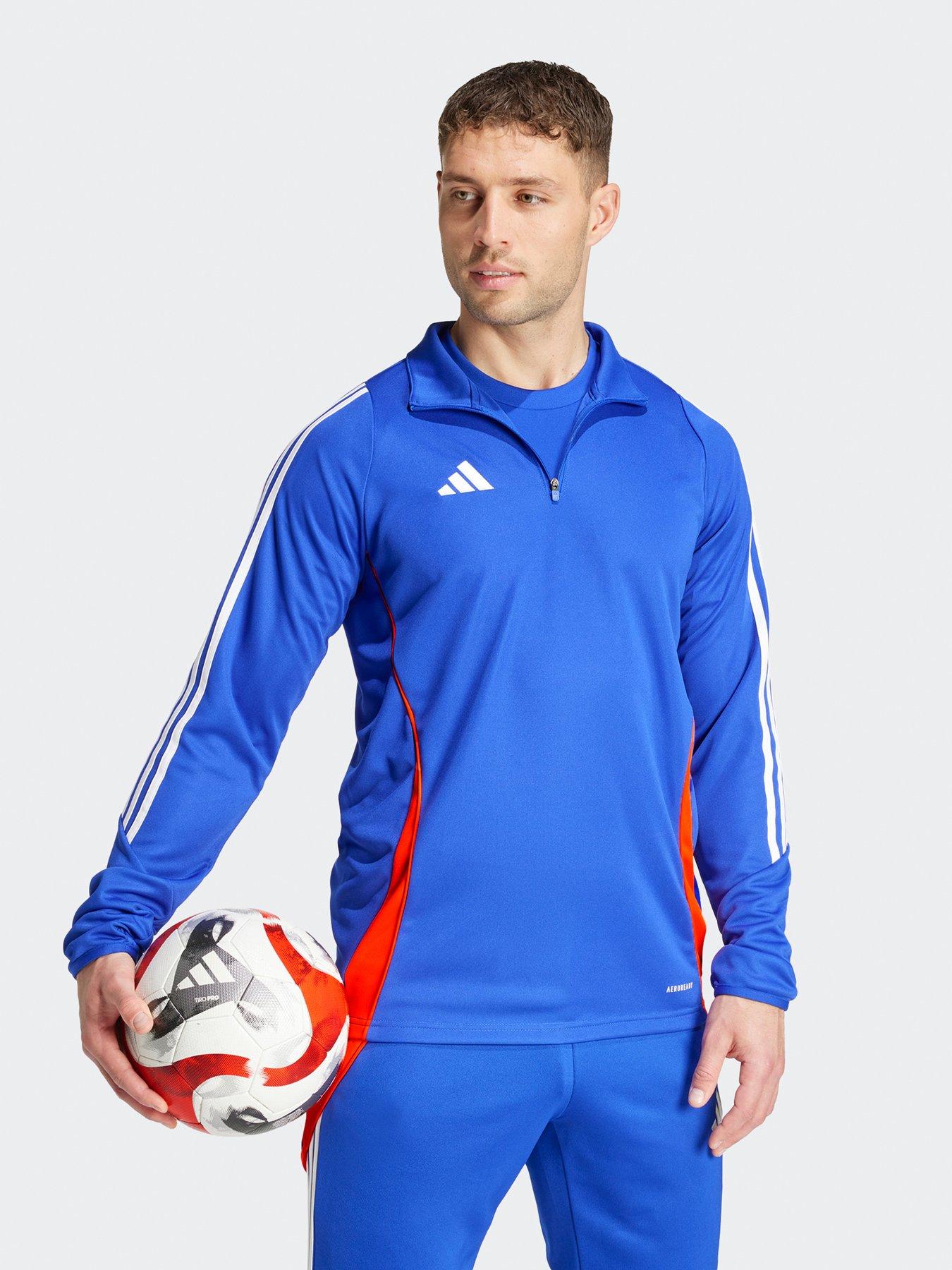 Image 3 of 5 of adidas Mens Tiro 24 Training Track Top -white/blue