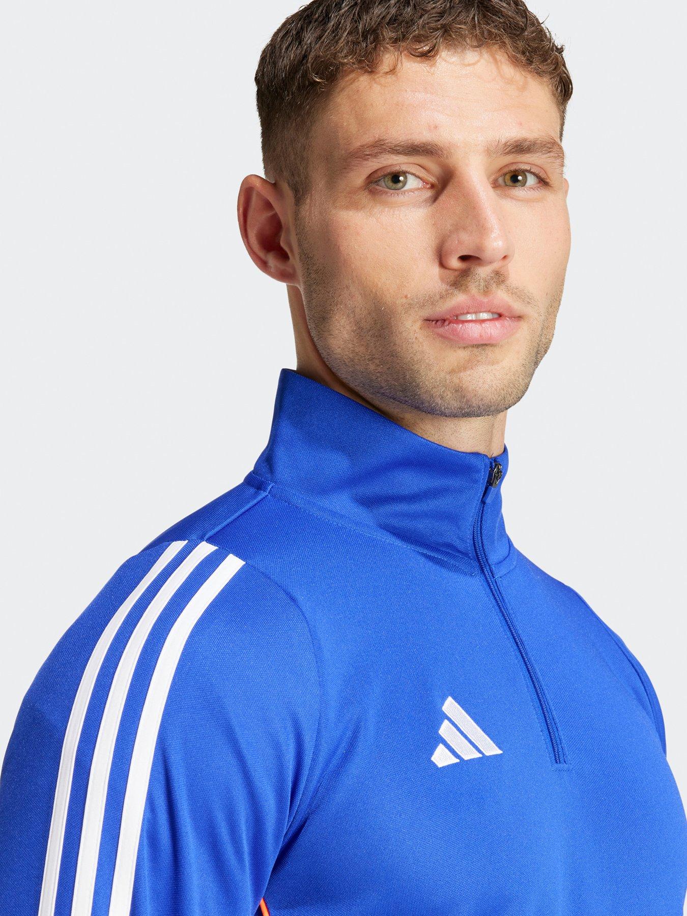 Image 4 of 5 of adidas Mens Tiro 24 Training Track Top -white/blue