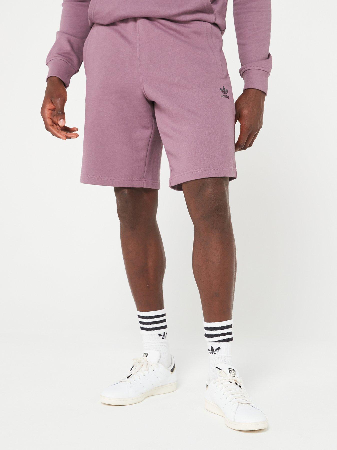 adidas Originals Mens Essentials Short Dark Purple Very