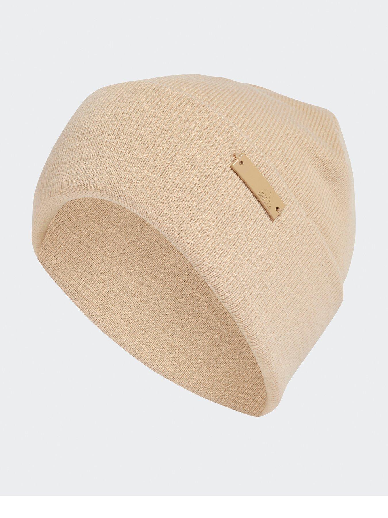 undefined Unisex Tonal Metal Beanie - Brown