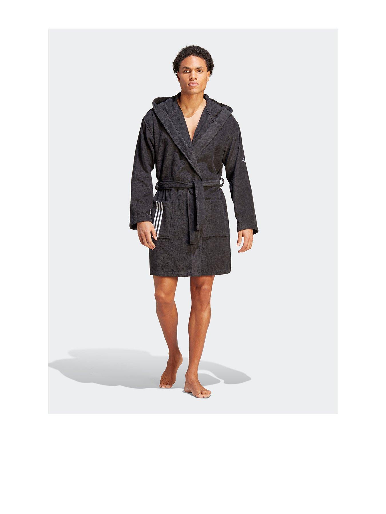 undefined Unisex Swimming Bathrobe - Black