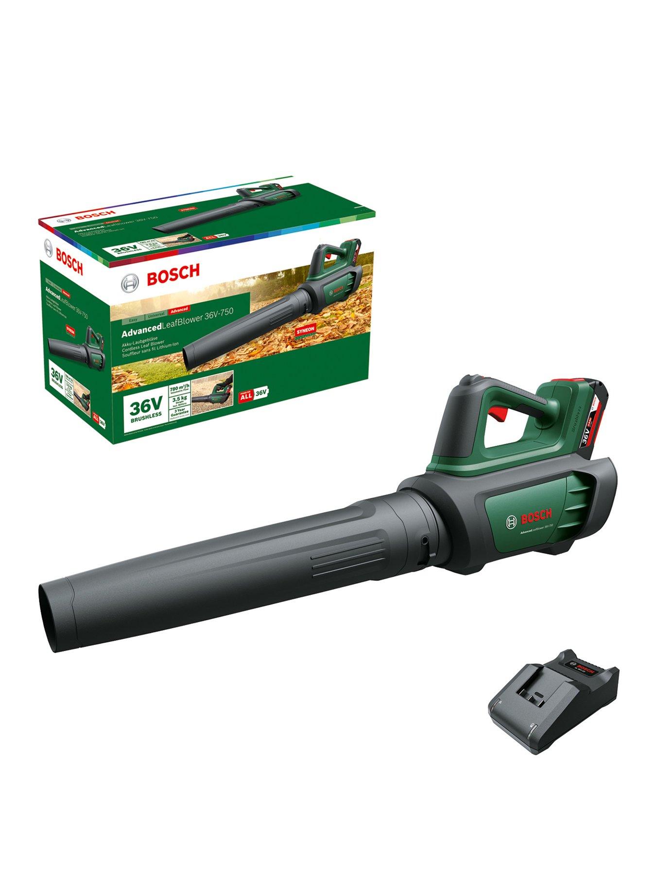 Product photograph of Bosch Advancedleafblower 36v-750 1x2 0ah from very.co.uk