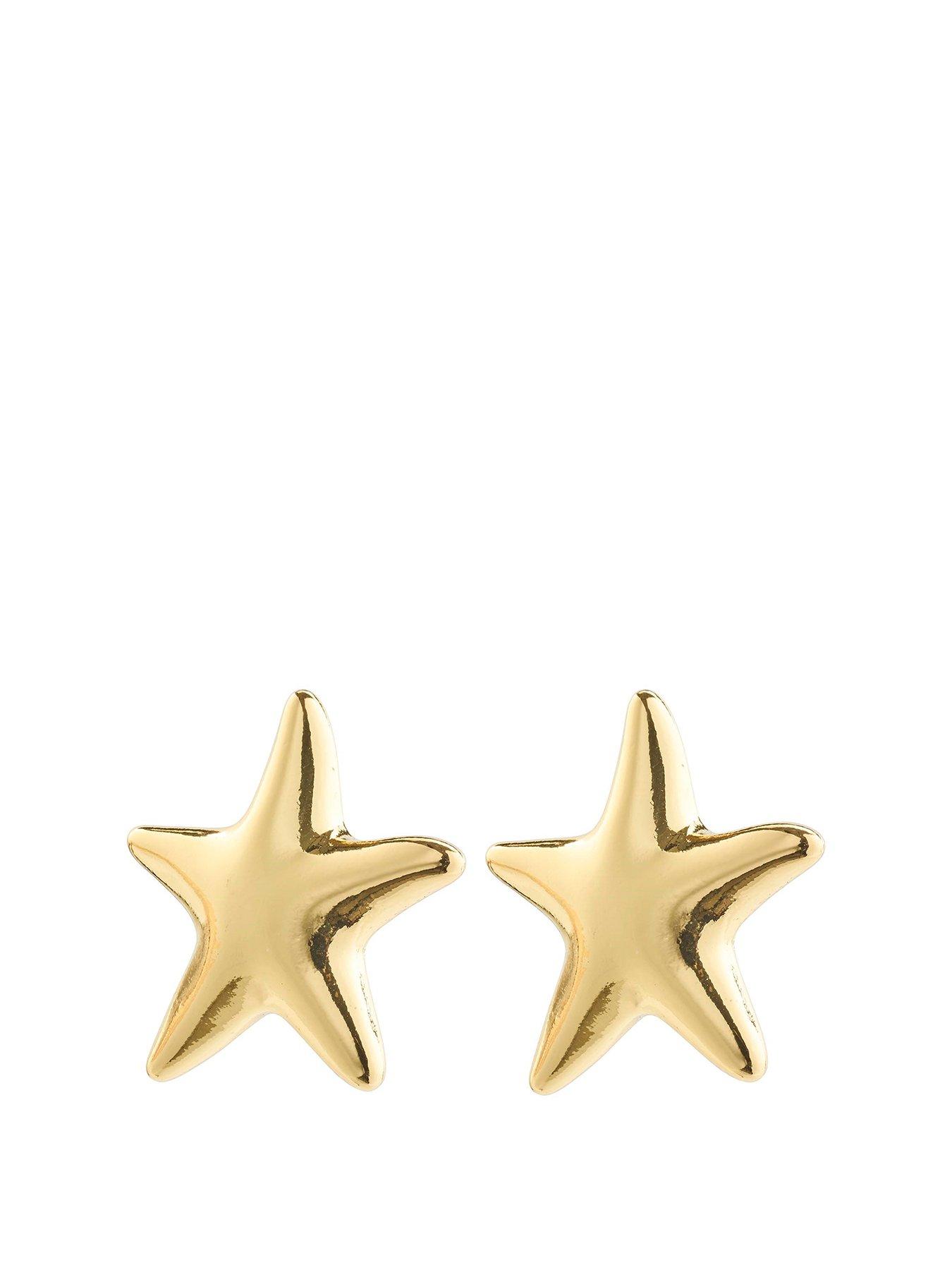 undefined FORCE earrings gold-plated