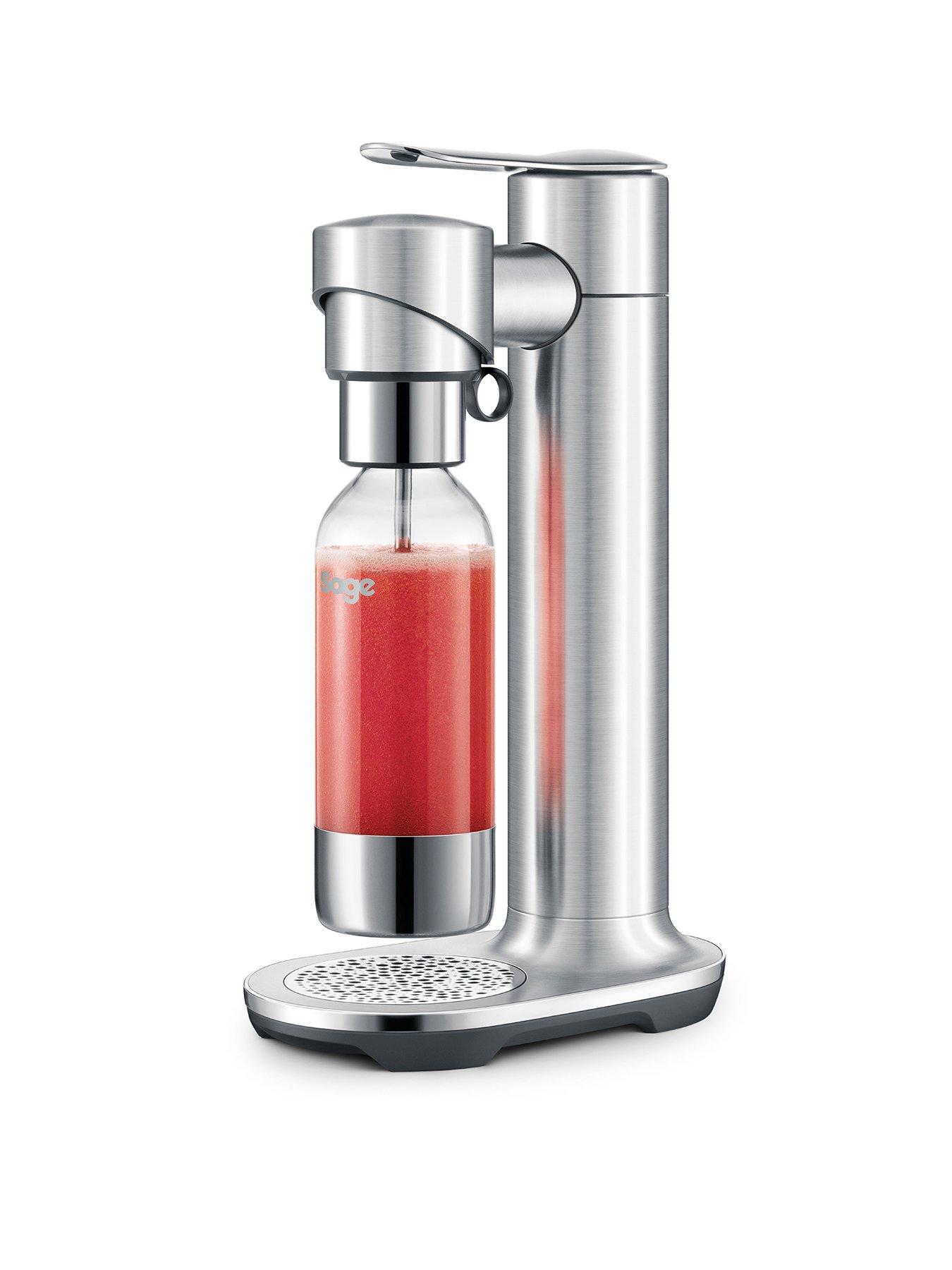 Product photograph of Sage The Infizz Fusion Sparkling Carbonator Stainless Steel from very.co.uk