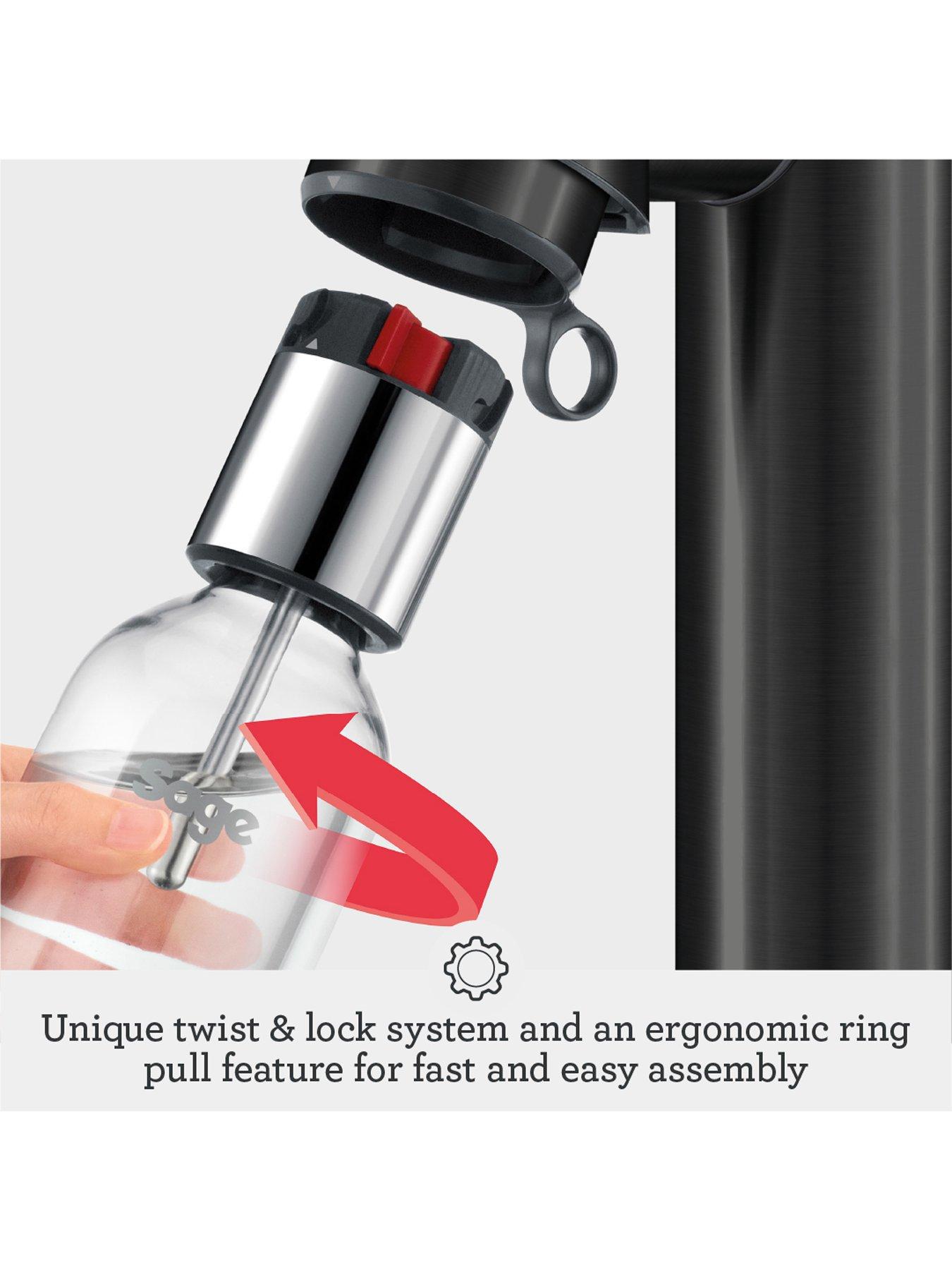 Image 4 of 8 of Sage the InFizz Fusion Sparkling Carbonator Noir