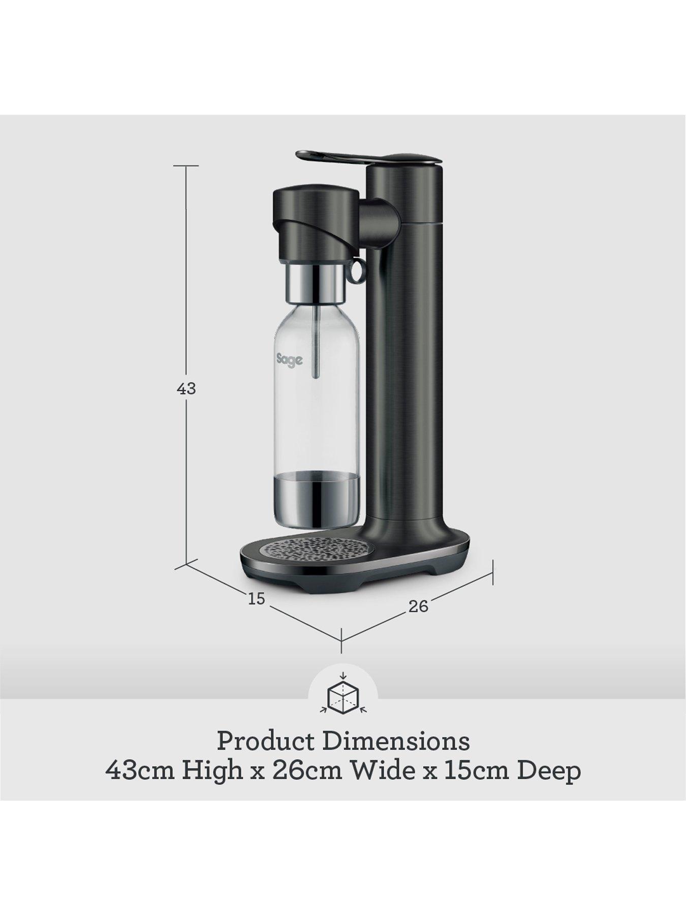 Image 5 of 8 of Sage the InFizz Fusion Sparkling Carbonator Noir