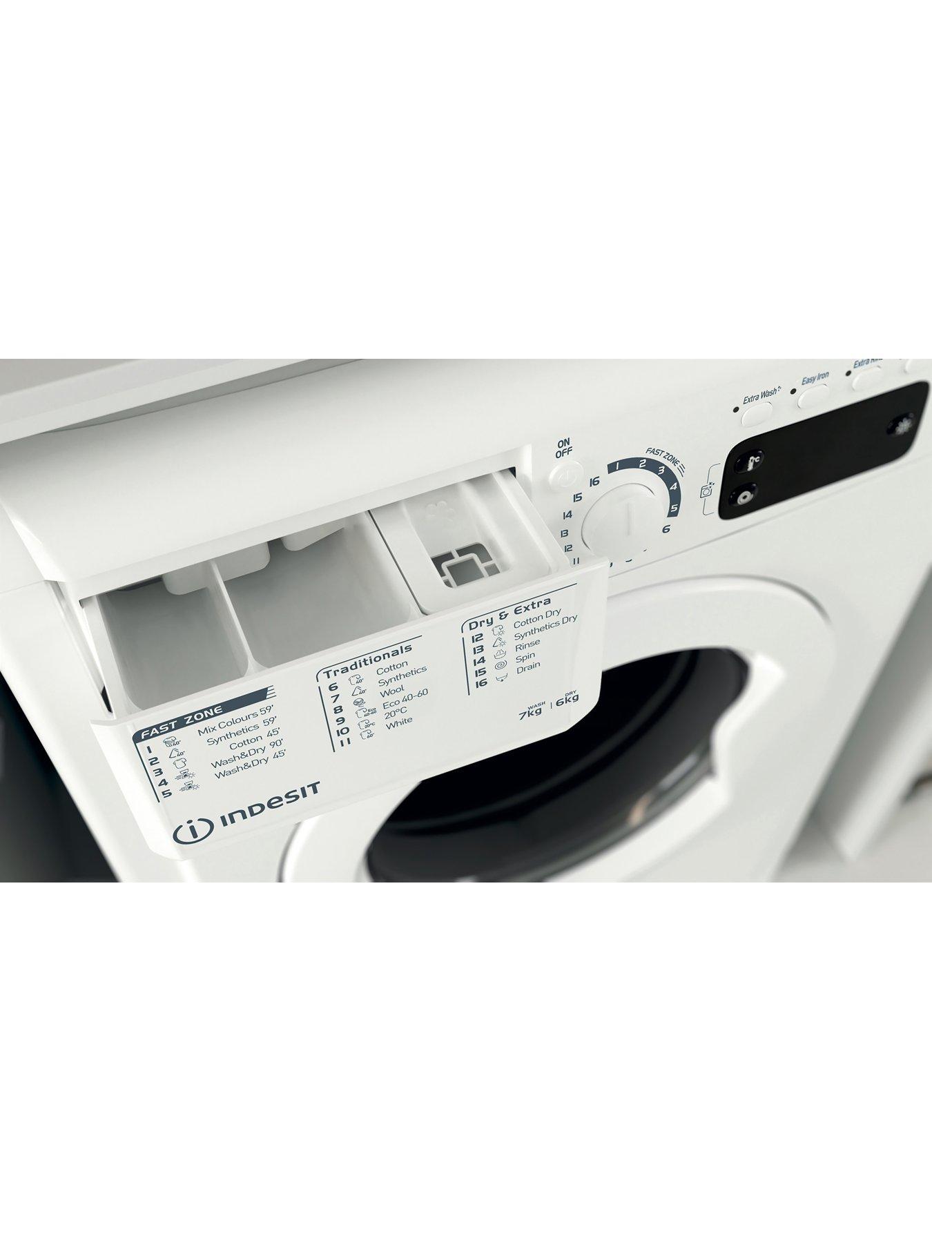 Image 4 of 5 of Indesit EWDE761483W 7kg Washer Dryer - White