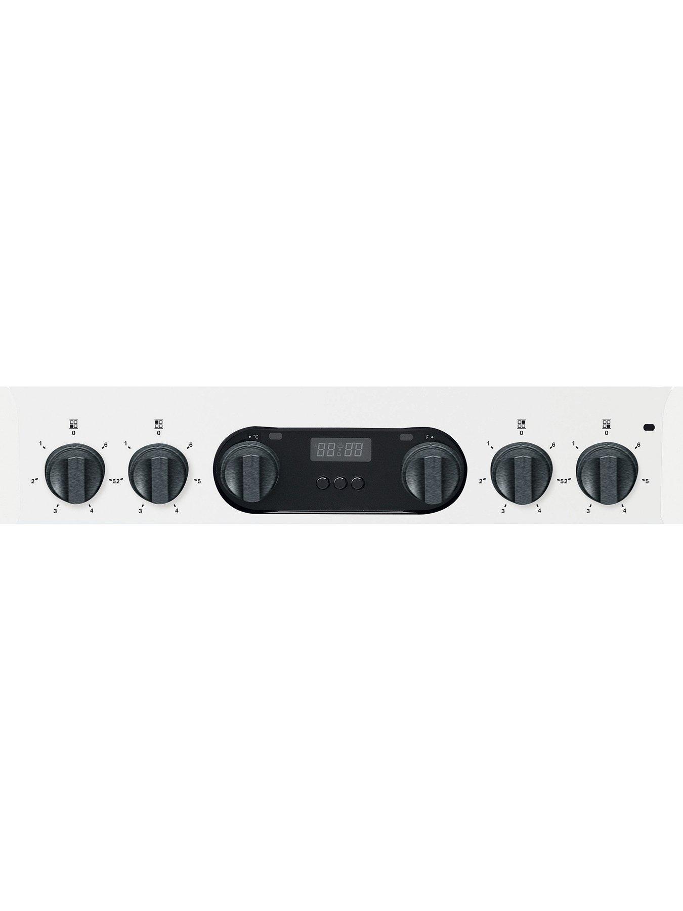 Hotpoint Multiflow HD5V93CCW 50cm Double Electric Cooker with Ceramic