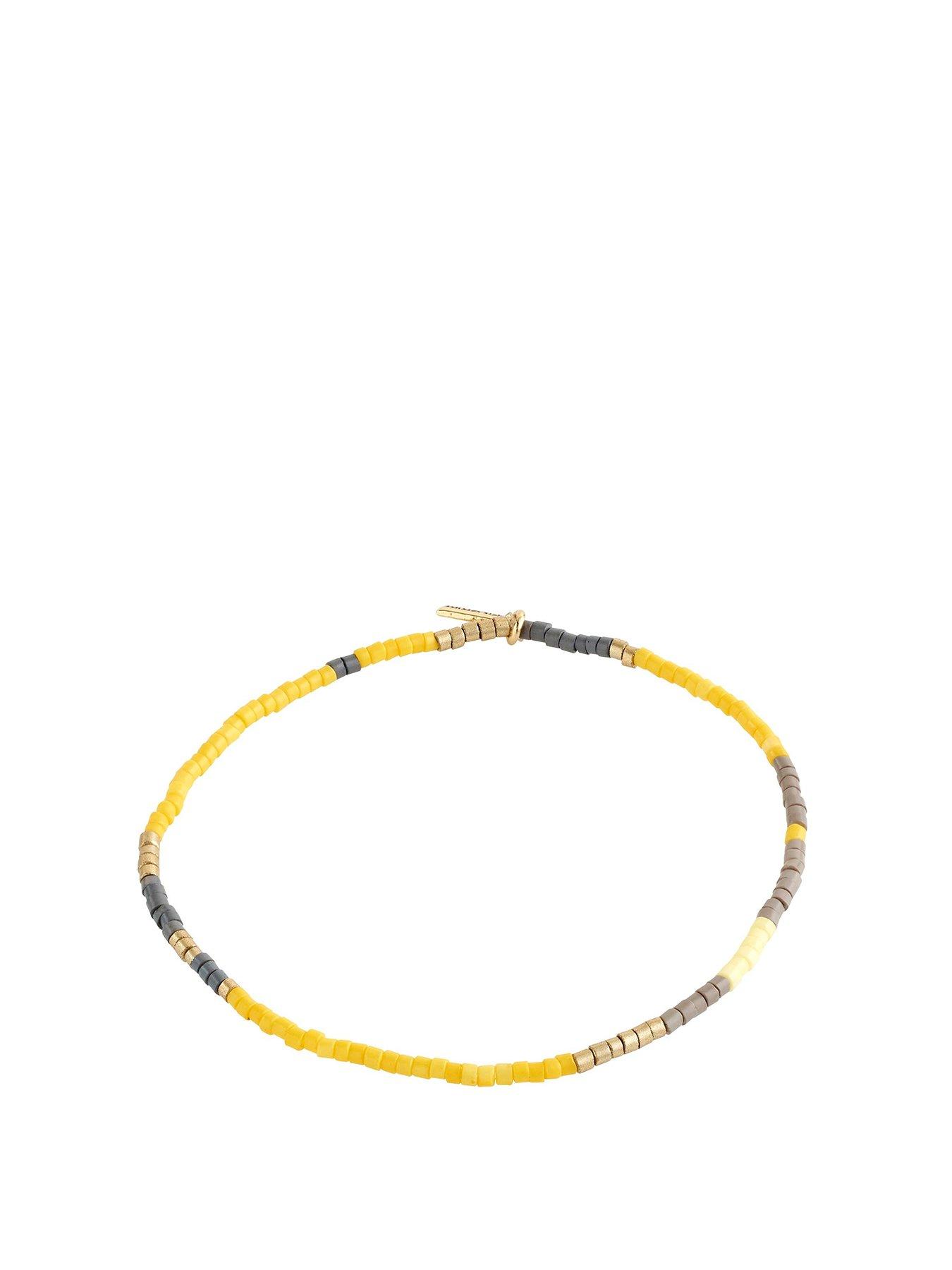 Product photograph of Pilgrim Alison Bracelet Yellow Gold-plated from very.co.uk