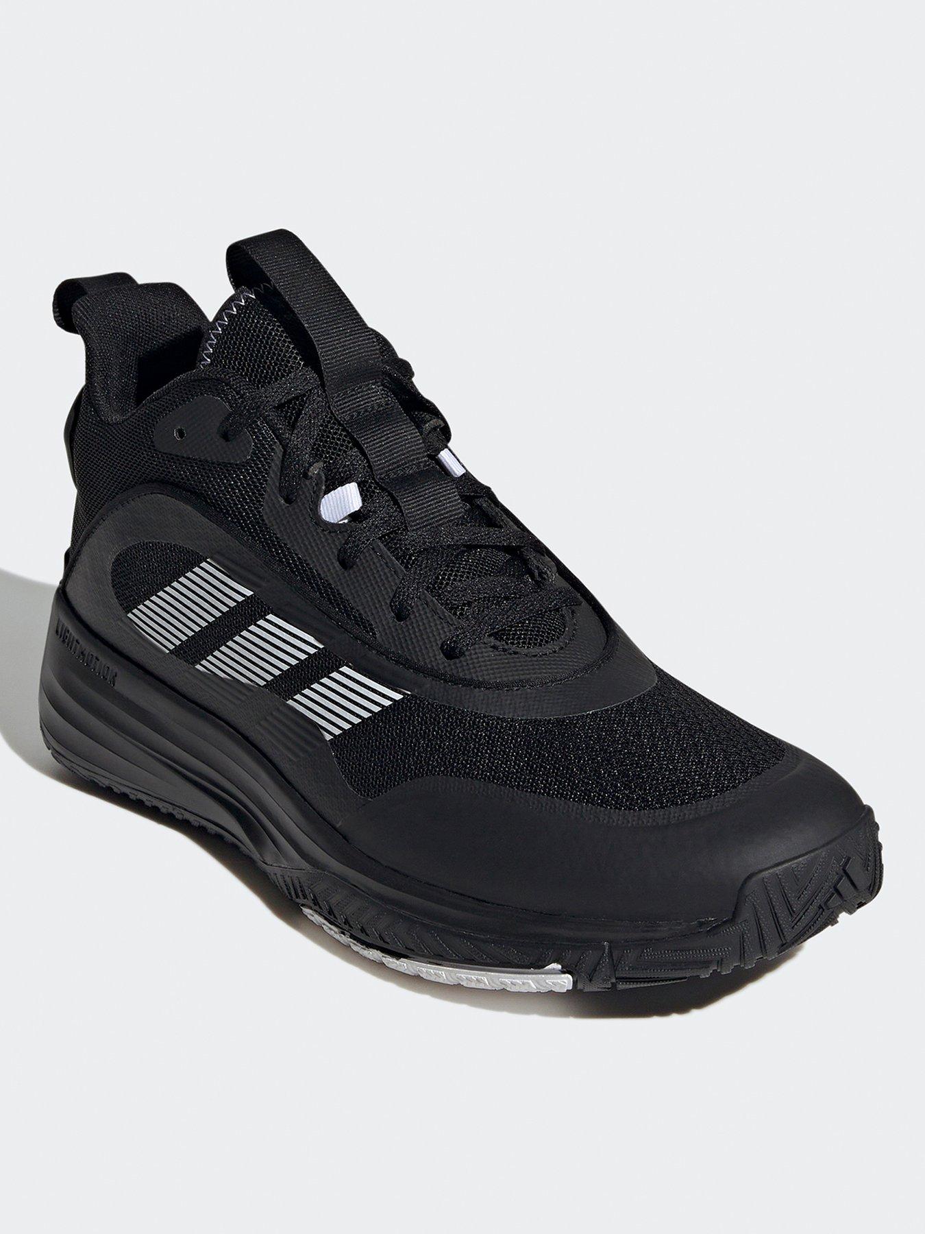 adidas sportswear men's ownthegame 3.0 trainers - black/white