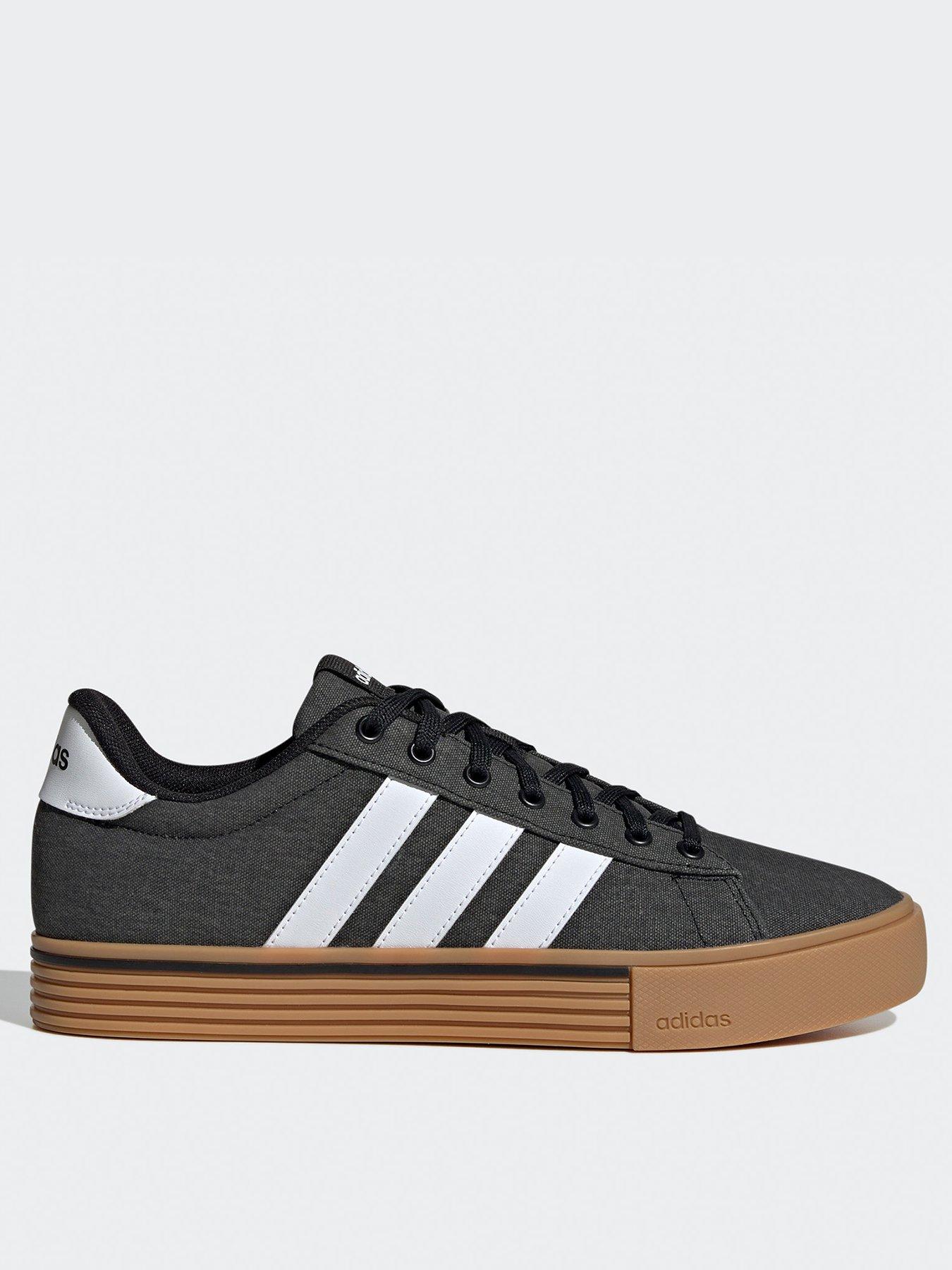 adidas Sportswear Men s Canvas Daily 4.0 Trainers Black White Very