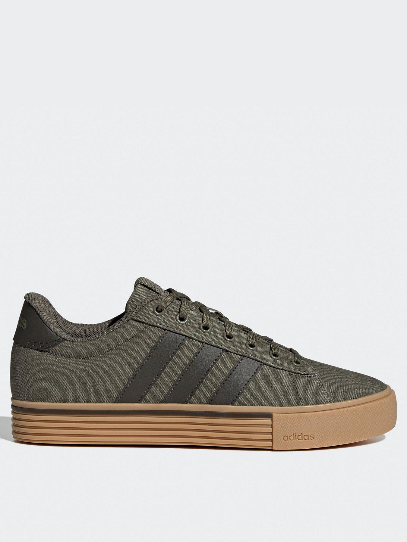 adidas Sportswear Men s Canvas Daily 4.0 Trainers Khaki Very