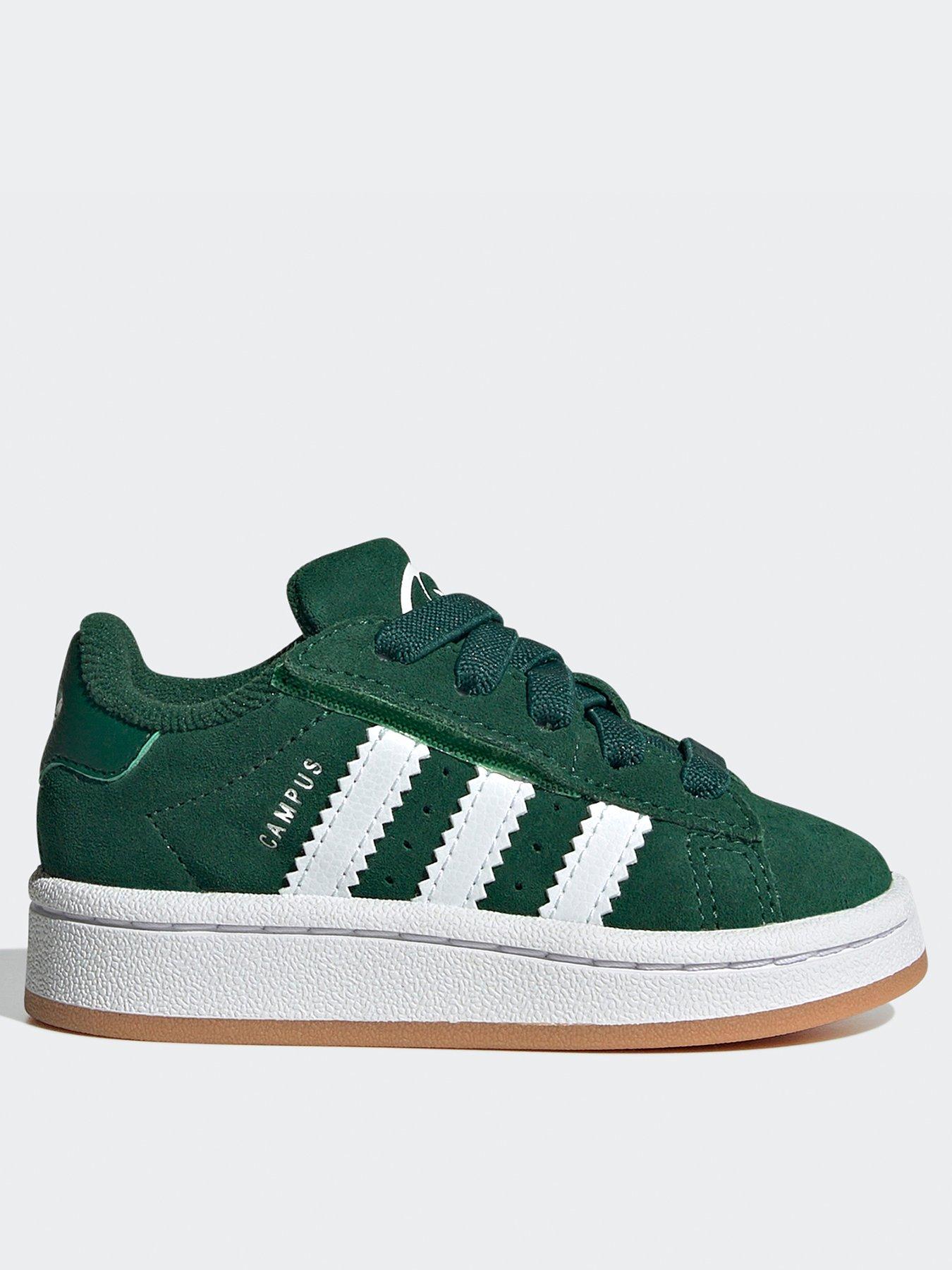 adidas Originals Unisex Infant Campus 00s Elastic Trainers - Dark Green