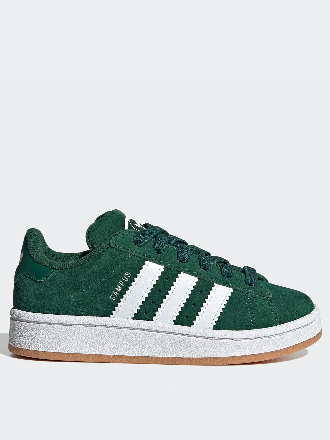 adidas Originals Junior Unisex Campus 00S Trainers Dark Green Very