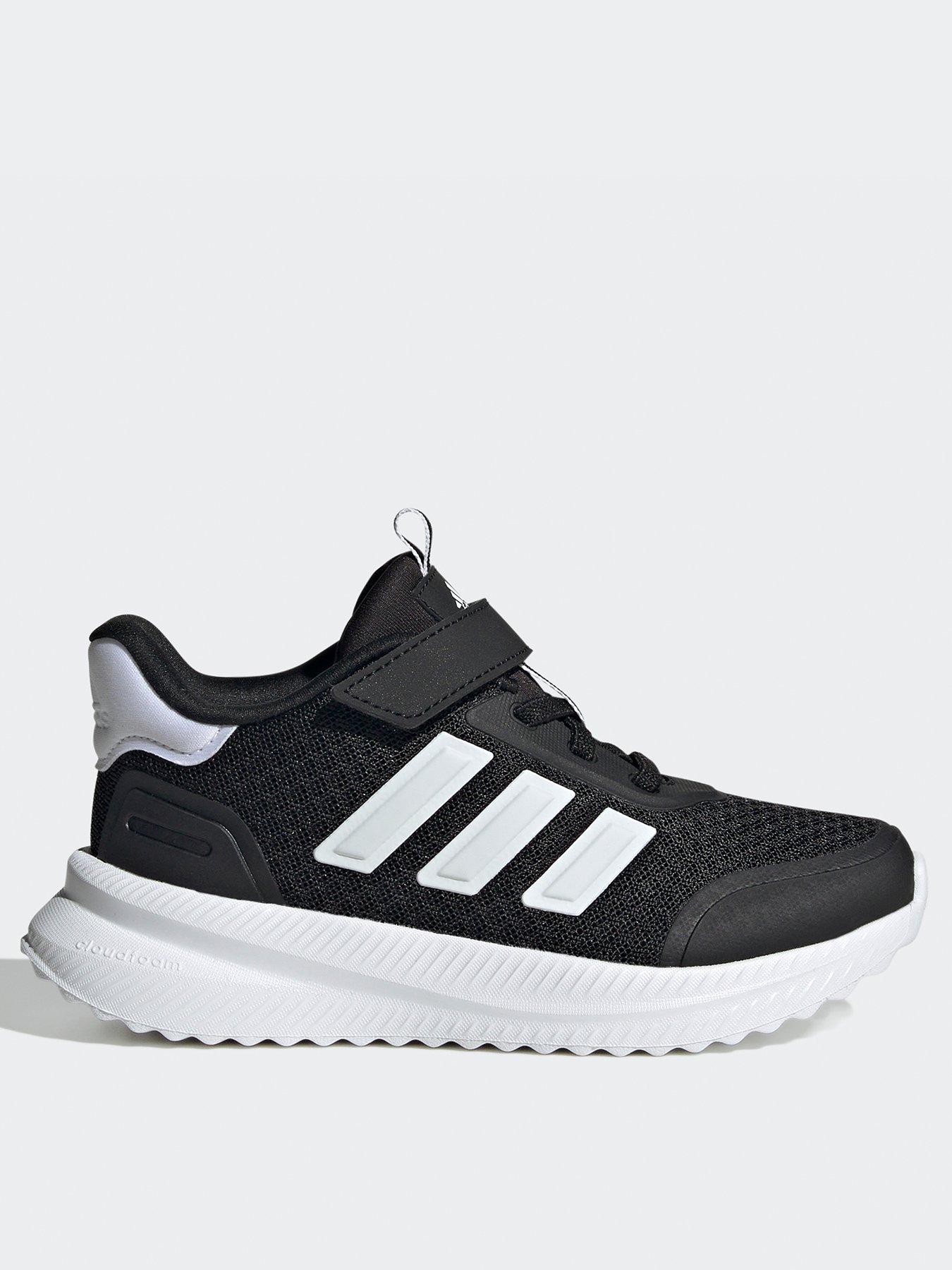 undefined Kid's X_Plrpath Elasticated Trainers - Black/White