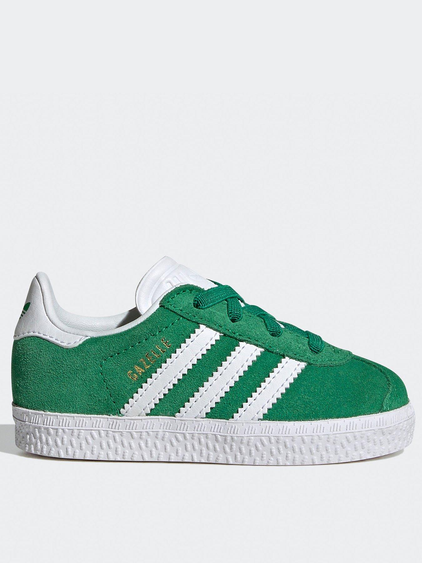 undefined Unisex Infant Gazelle Elastic Trainers - Green