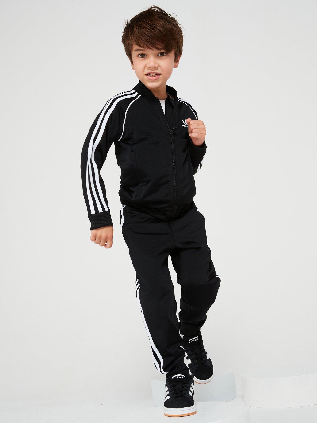 undefined Unisex Kids Superstar Tracksuit - Black