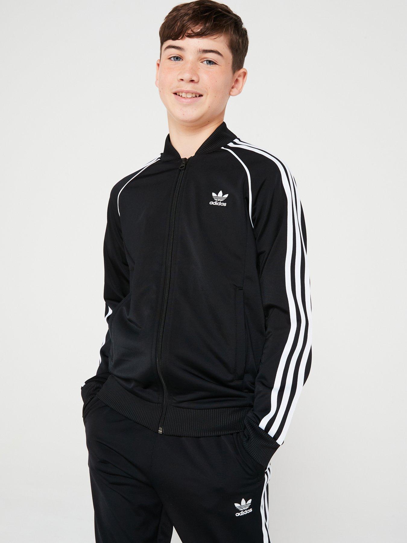 adidas gazelle silver green womens adidas Originals x Thug Club Superstar Graphic Relaxed Men's Track Jacket main image 0