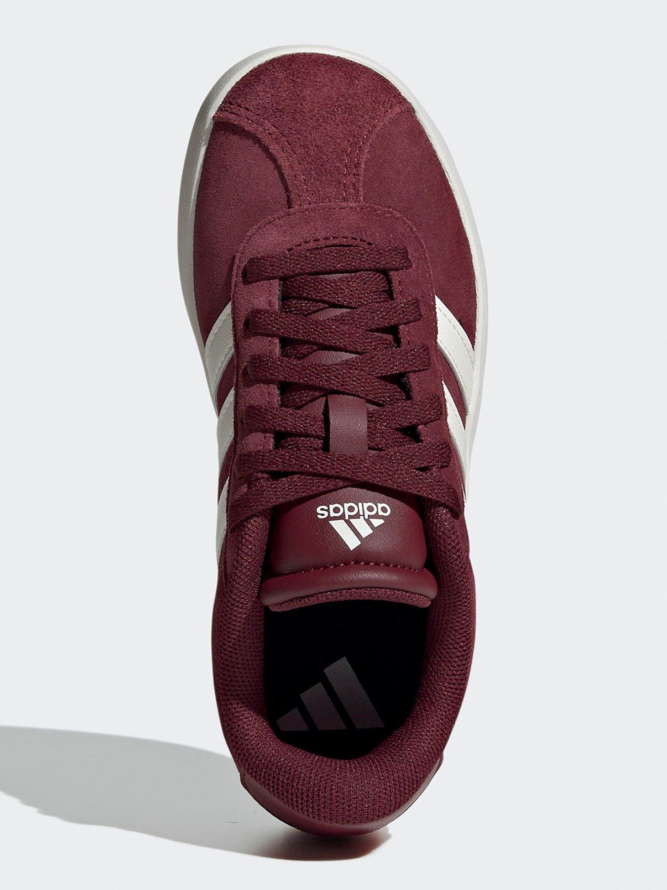 Dark red trainers store