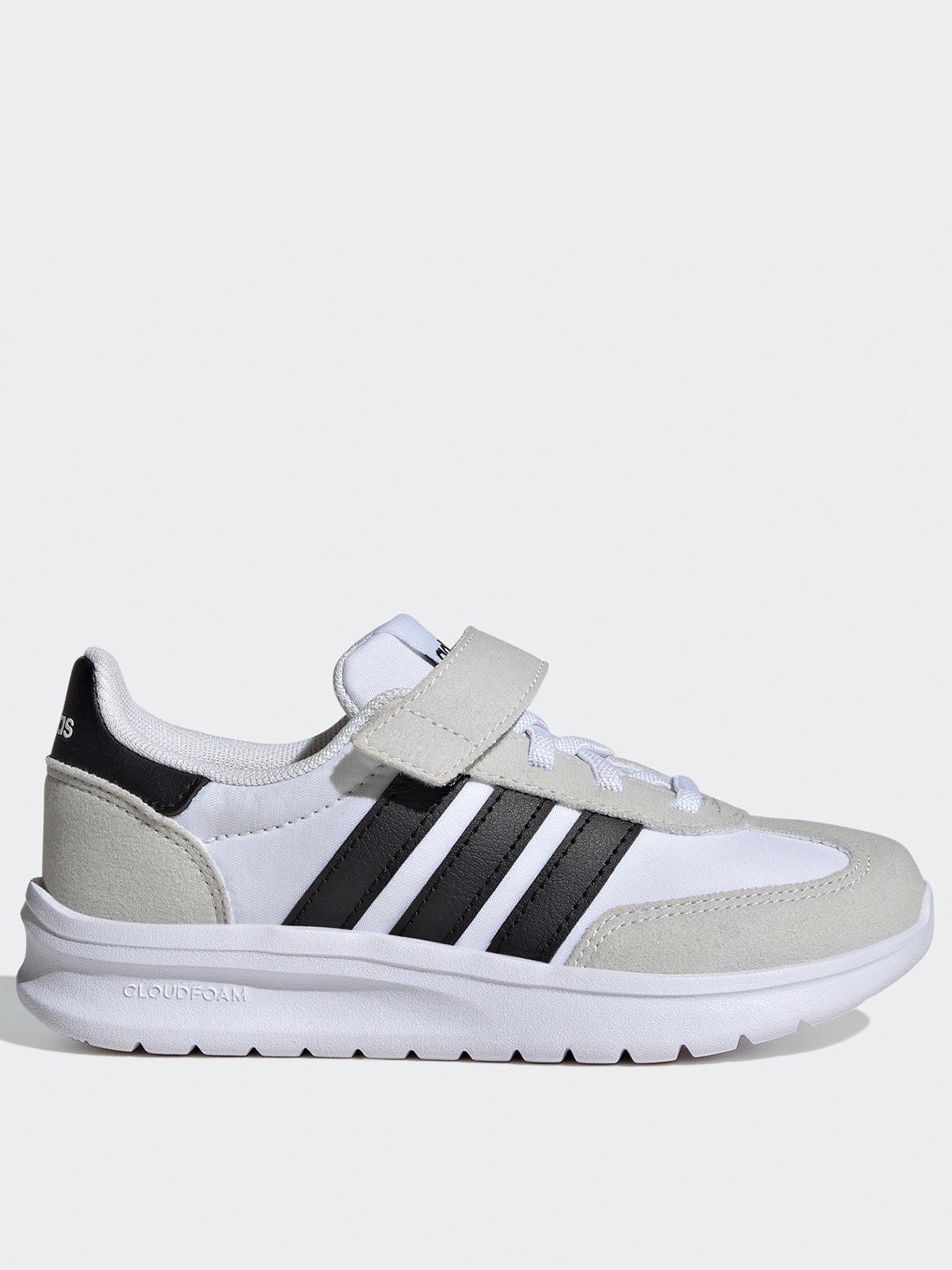 adidas Sportswear Kids Run 70s 2.0 Trainers - White/black, White/Black, Size 12 Younger