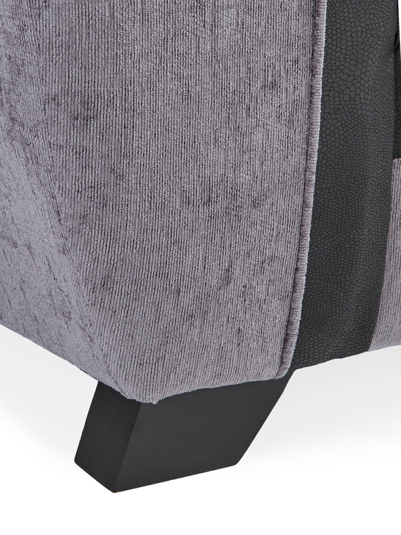 Image 4 of 7 of Very Home Narva Fabric/Faux Leather 2 Seater Sofa