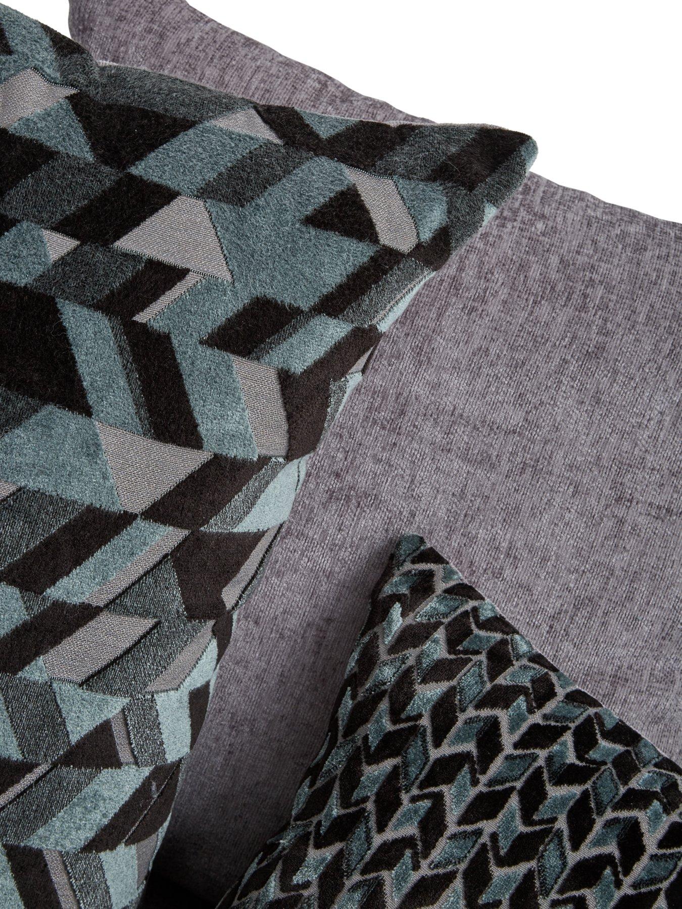 Image 7 of 7 of Very Home Narva Fabric/Faux Leather 2 Seater Sofa
