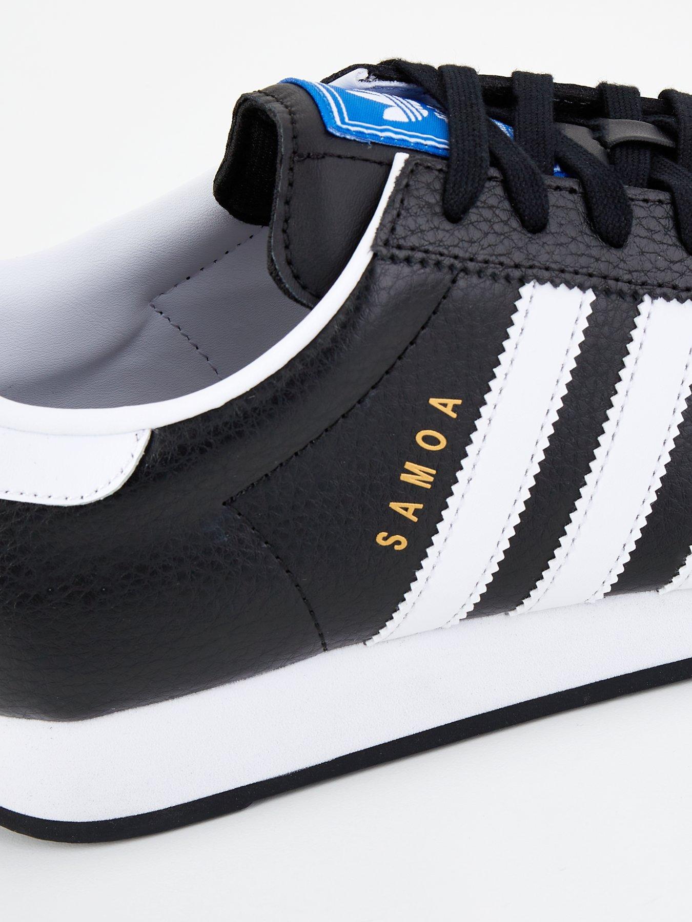 adidas Originals Men s Samoa Trainer Black White Very