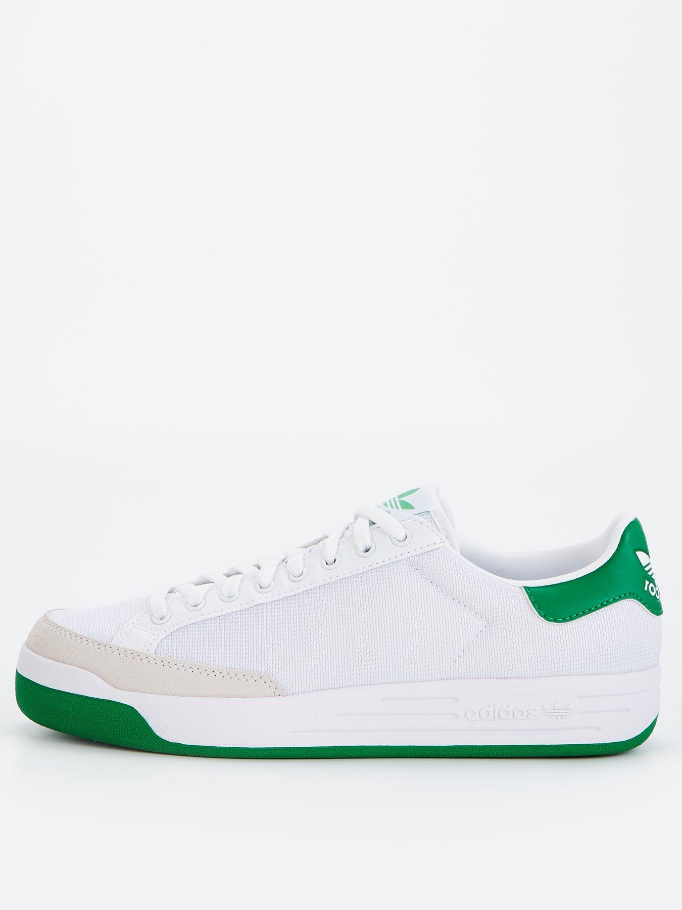 adidas Originals Men's Rod Laver Trainer - White, White, Size 6, Men