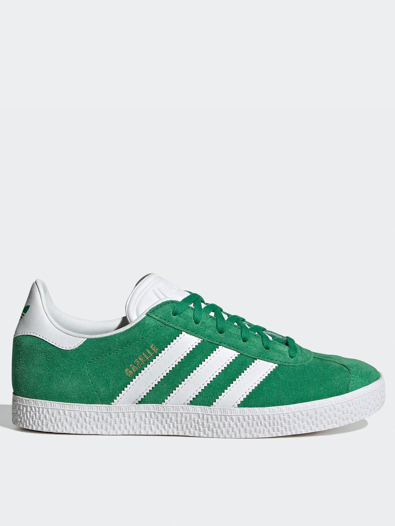 adidas Originals Older Unisex Gazelle Trainers - Green | Very.co.uk