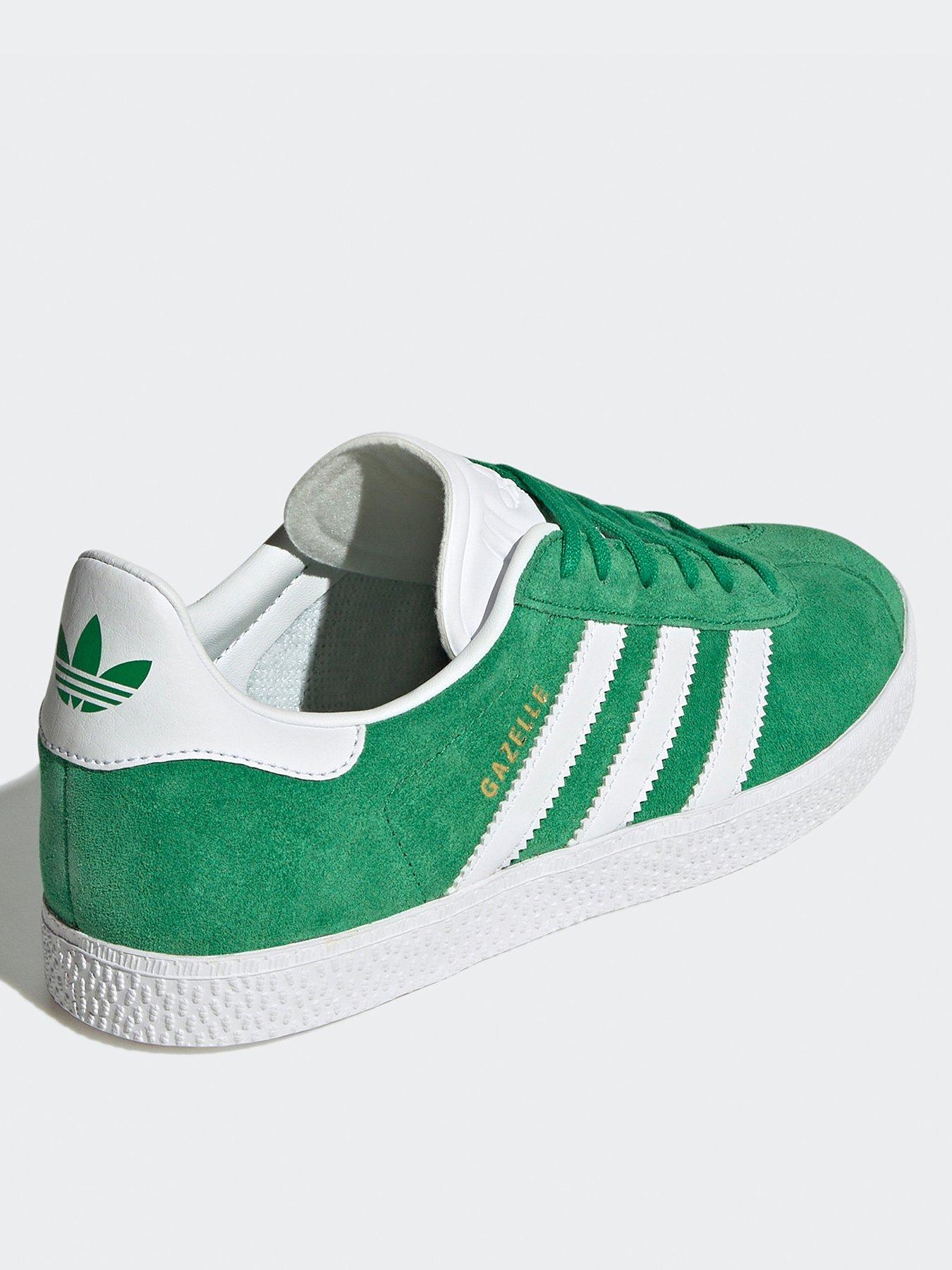 Image 3 of 6 of adidas Originals Older Unisex Gazelle Trainers - Green