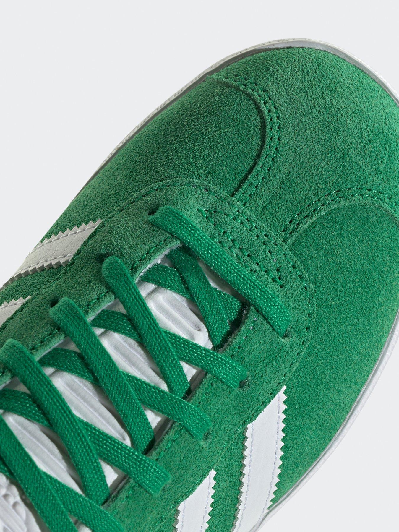 Image 6 of 6 of adidas Originals Older Unisex Gazelle Trainers - Green