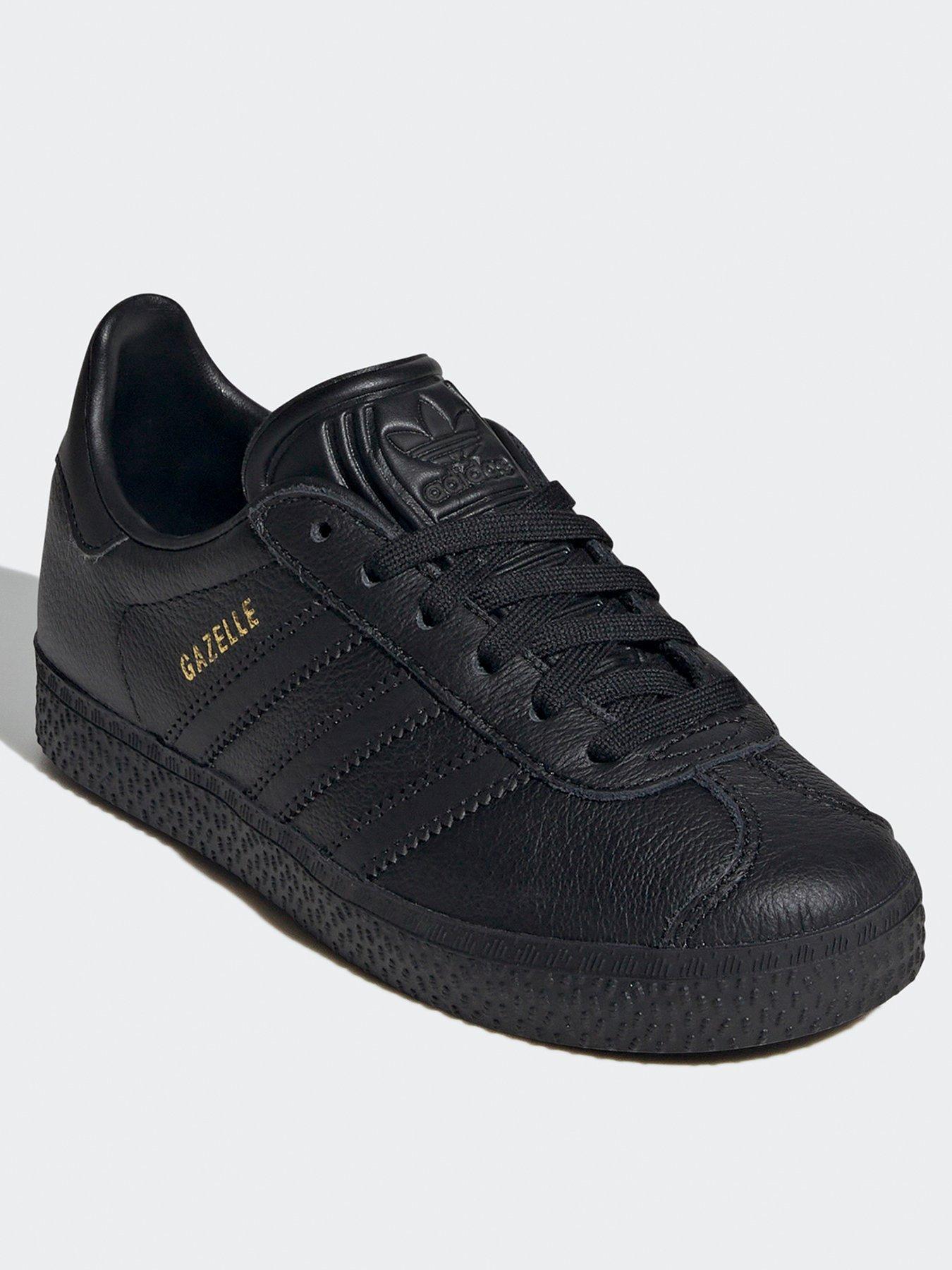 adidas Originals Unisex Kids Gazelle Trainers Black Very