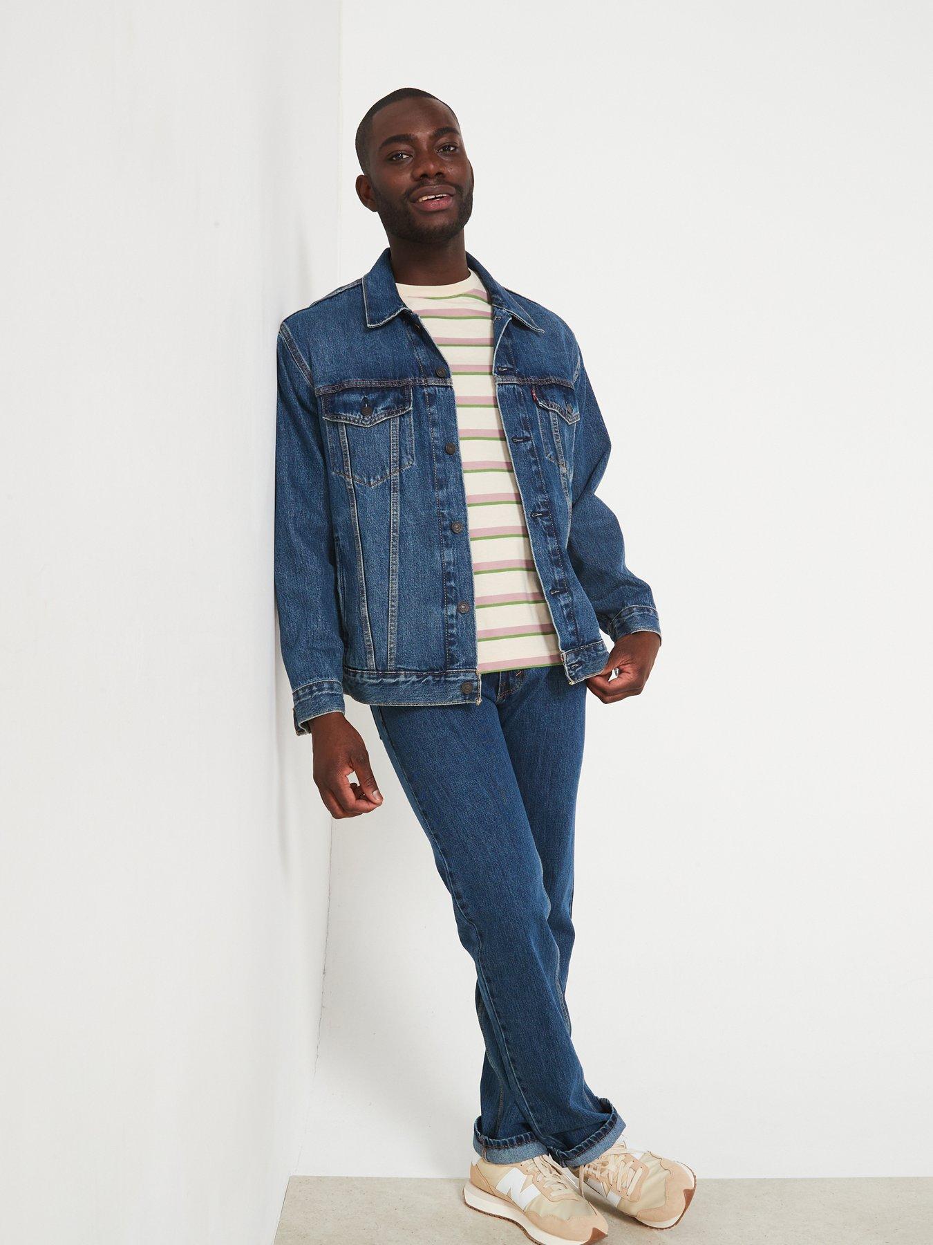 undefined 505 Regular Straight Fit Jeans - Dark Blue