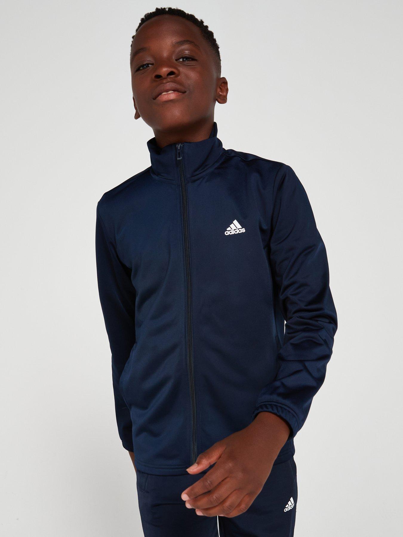 Junior Unisex Essentials Big Logo Tracksuit Navy