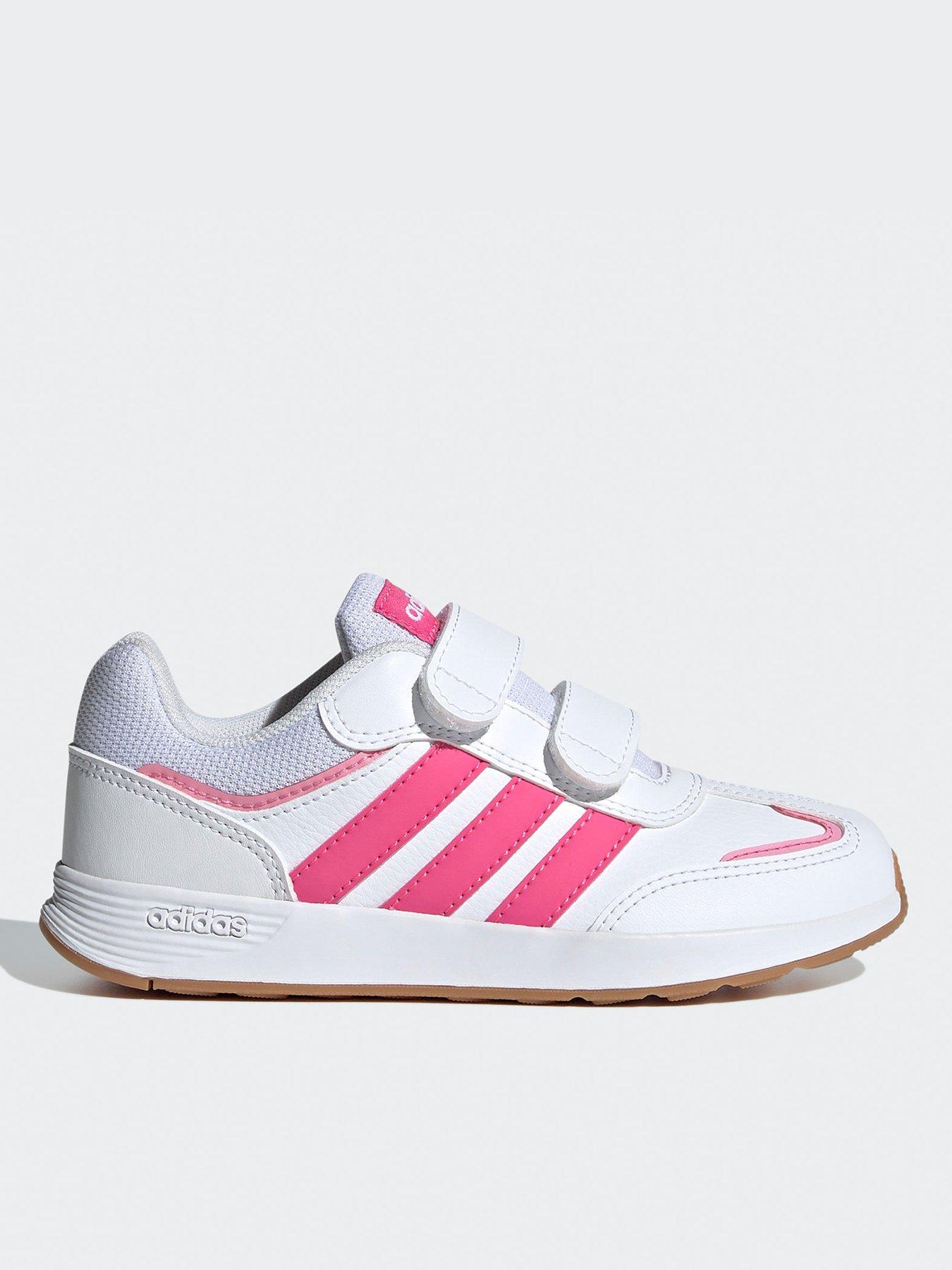 adidas Sportswear Kids Tensaur Switch Trainers - White/Pink