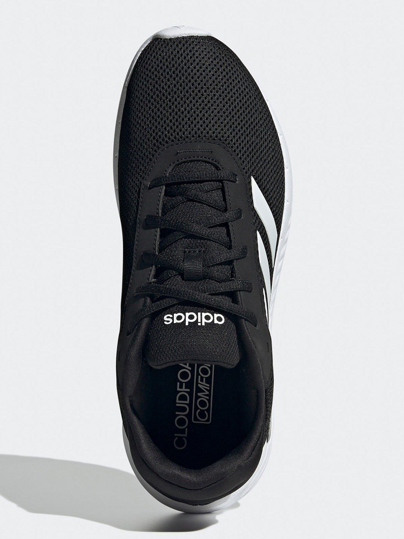 adidas Sportswear Men's Cloudfoam Comfy Trainers Black/White Very