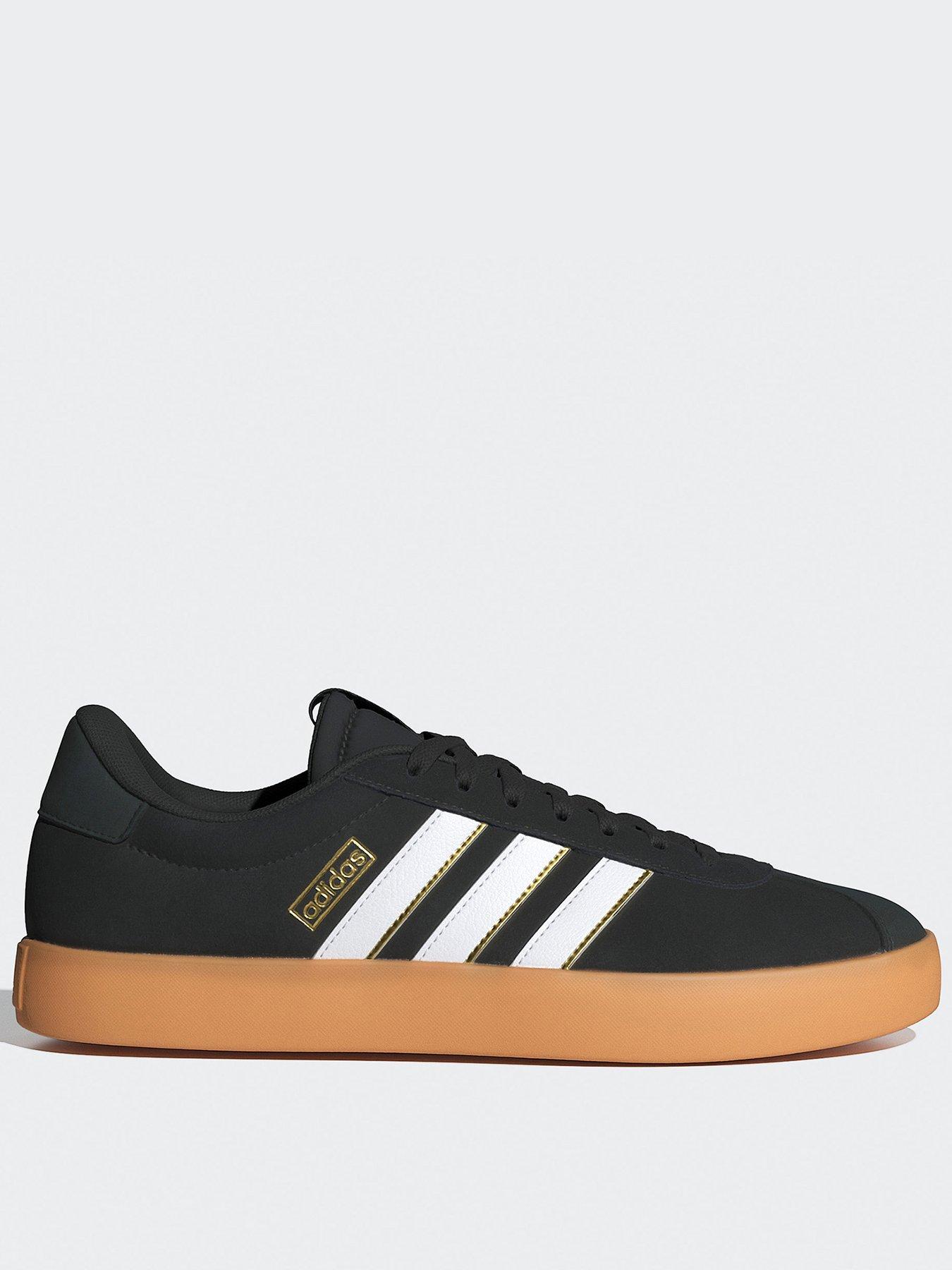 adidas Sportswear Men's VL Court Trainers Black/White Very