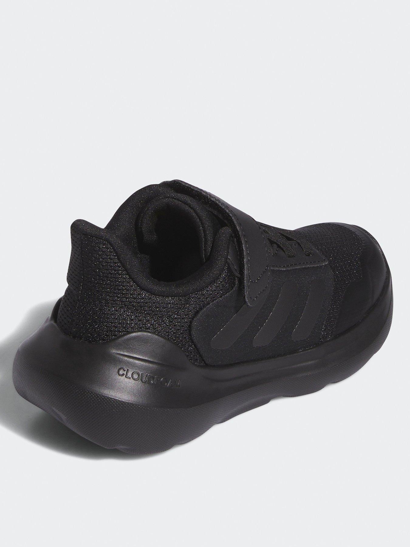 Image 3 of 8 of adidas Sportswear Kid's Tensaur Run 30 Elasticated Trainers - Black/Black