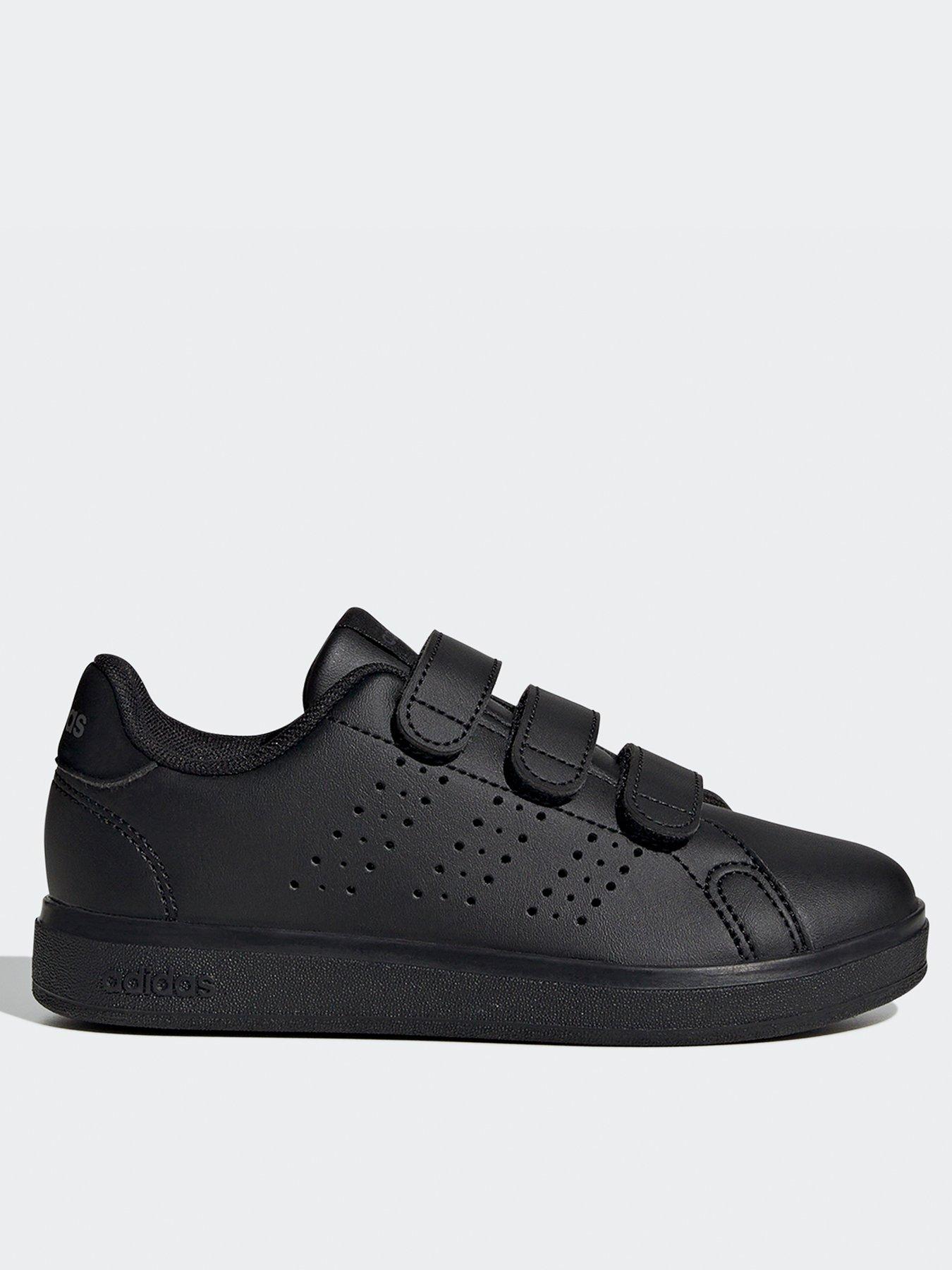 undefined Kid's Advantage Base 2.0 Velcro Trainers - Black