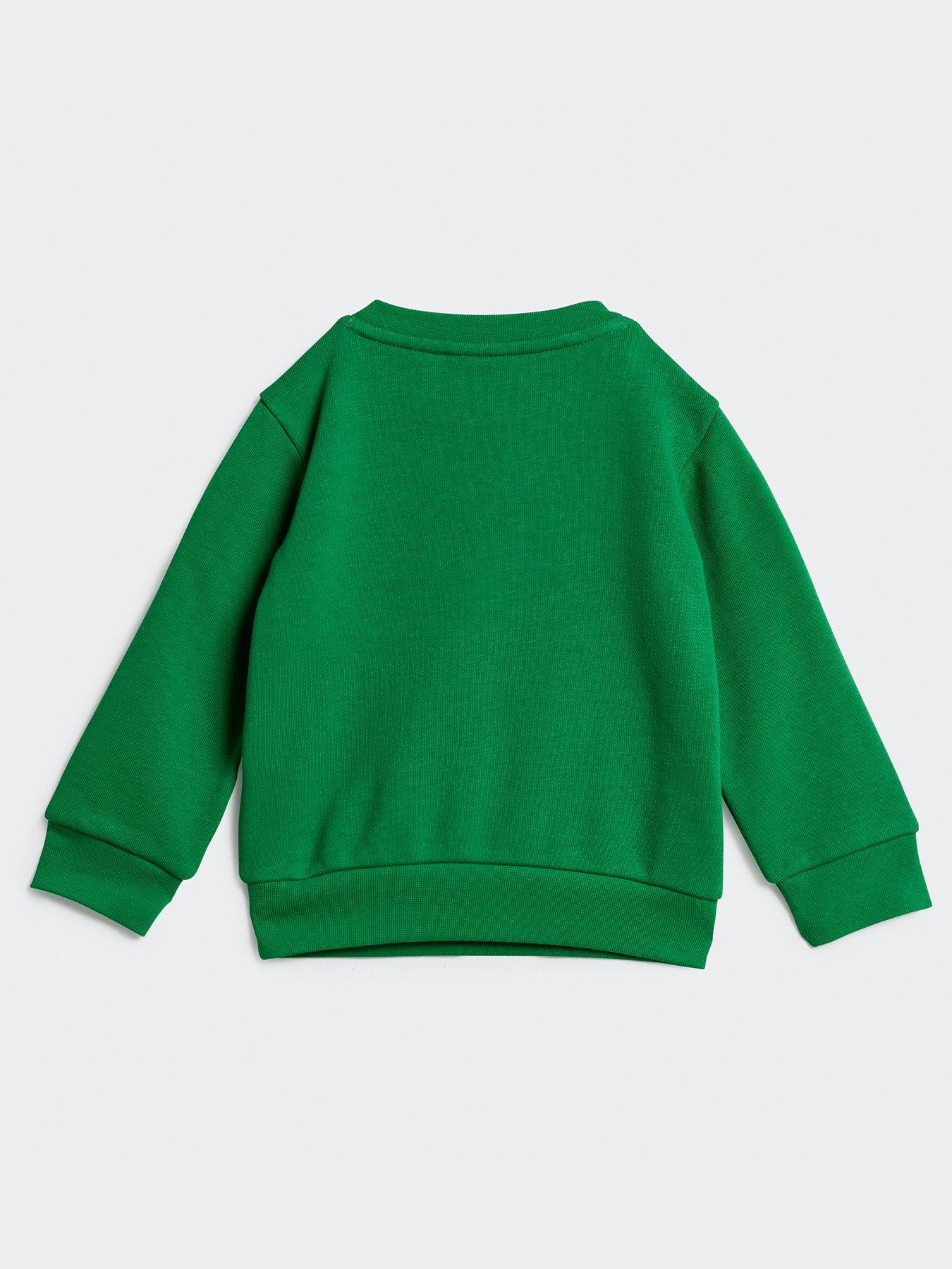 Image 2 of 4 of adidas Originals Infant Crew Tracksuit - Green