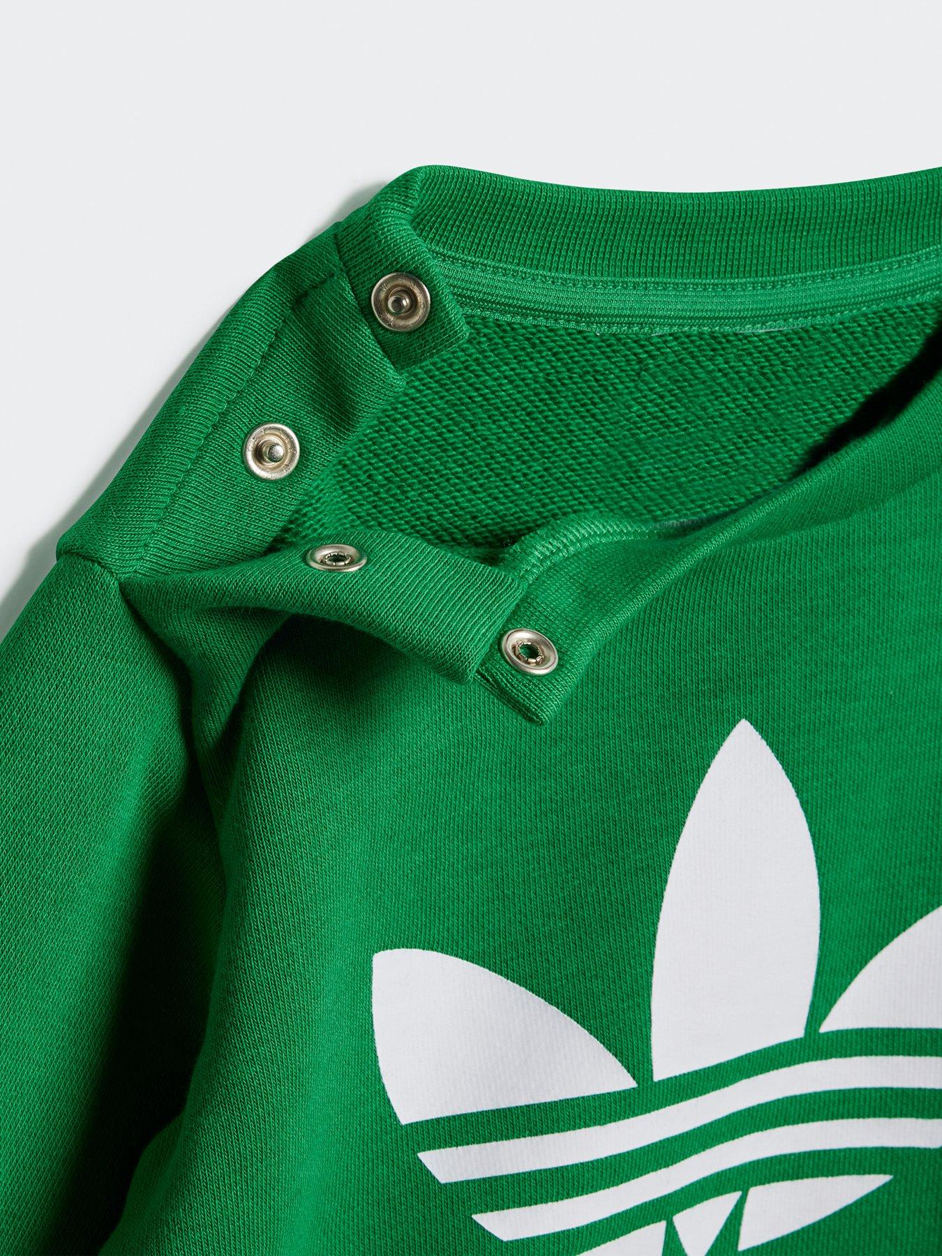 Image 4 of 4 of adidas Originals Infant Crew Tracksuit - Green