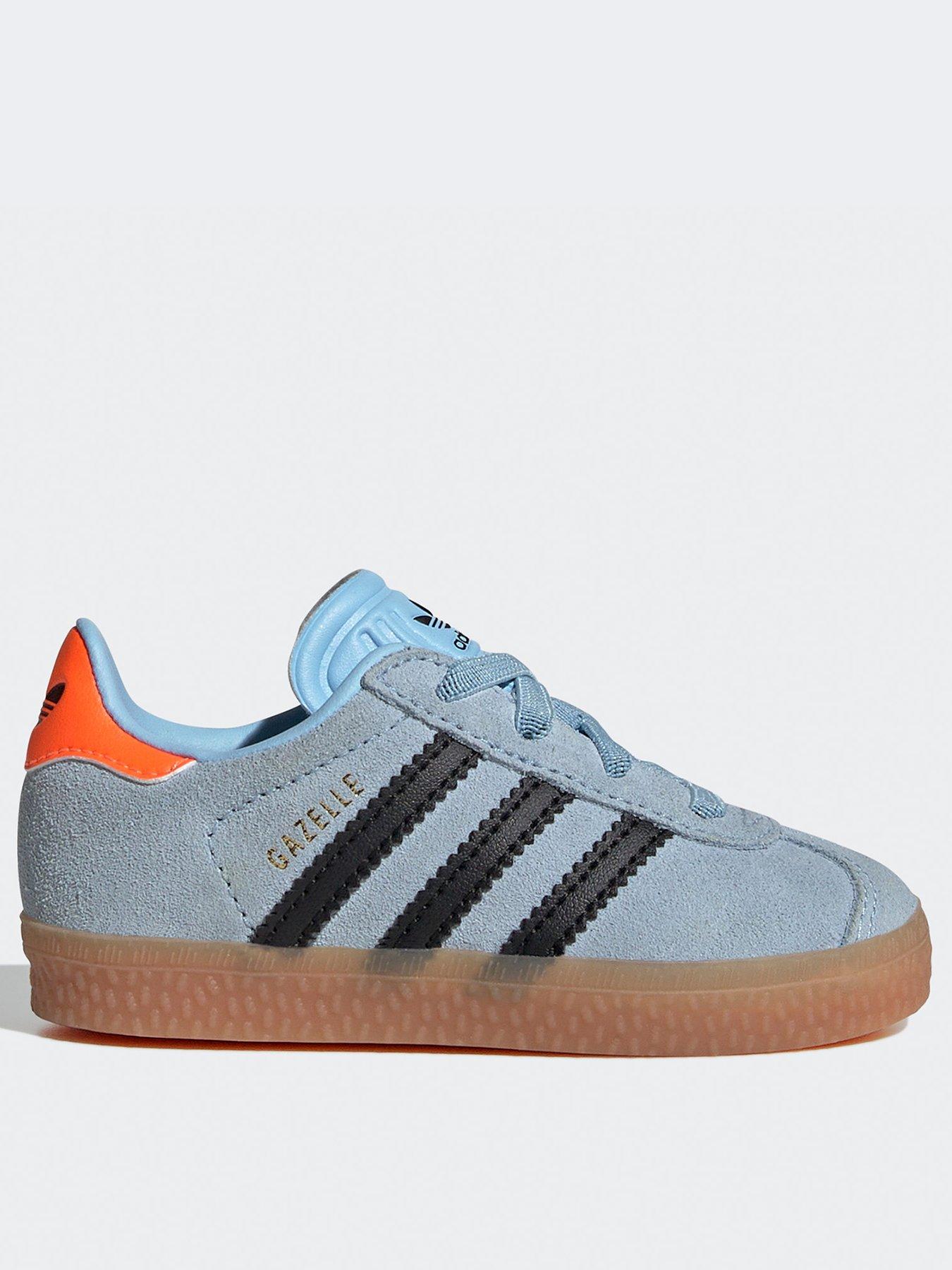 Baby blue adidas gazelle hotsell