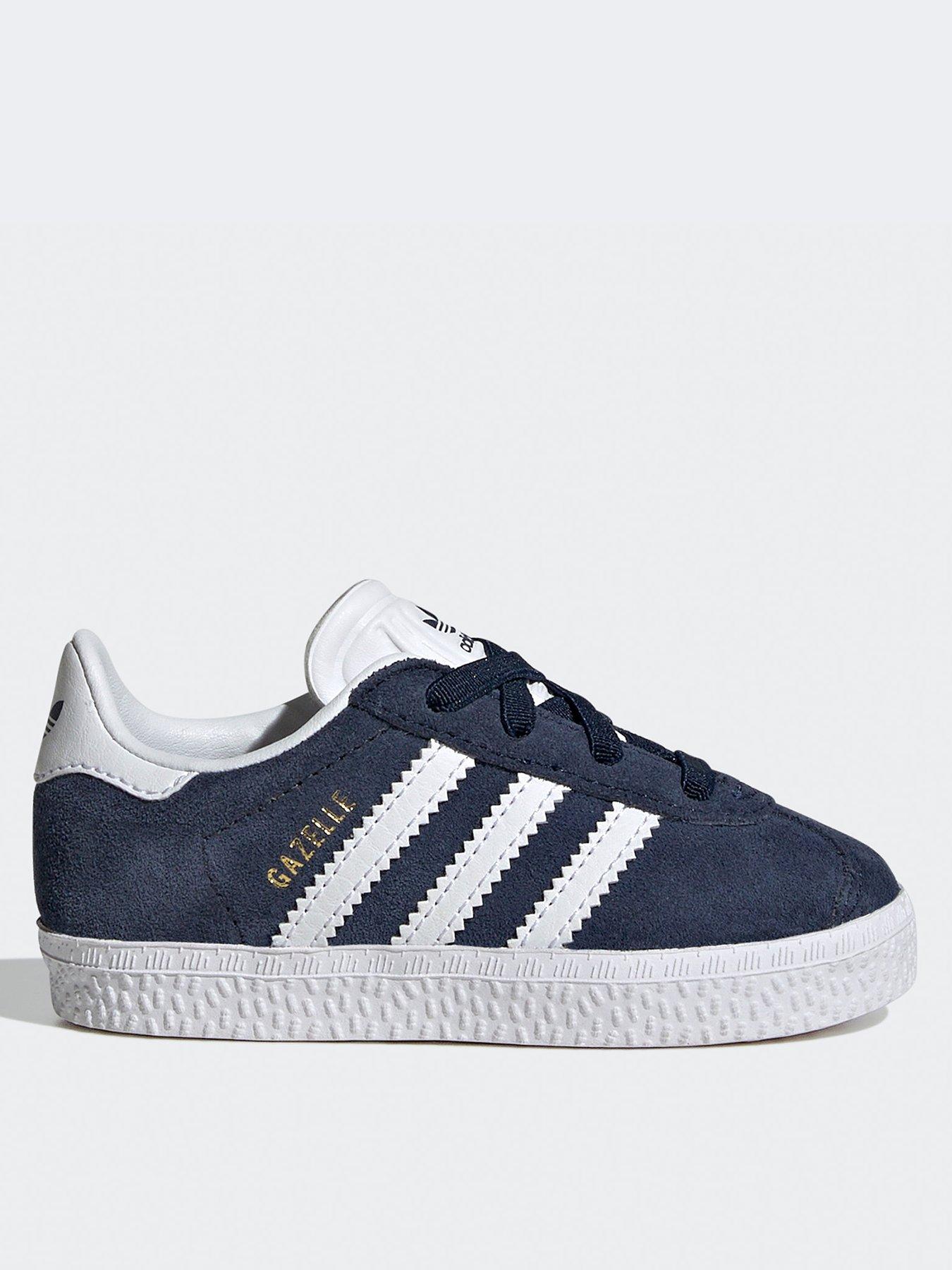 undefined Unisex Infant Gazelle Elastic Trainers - Navy