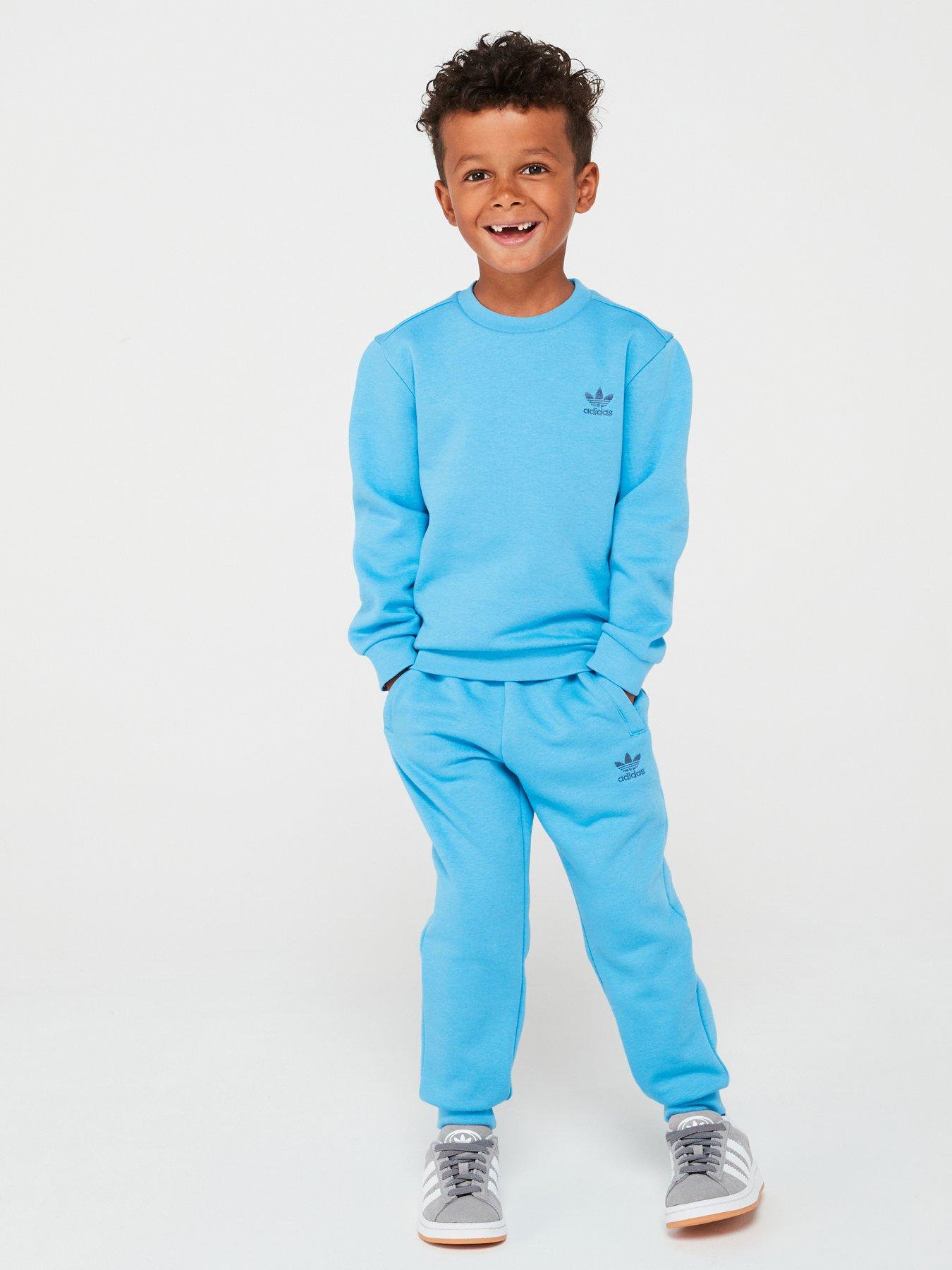 Unisex Kids Crew Set Light Blue